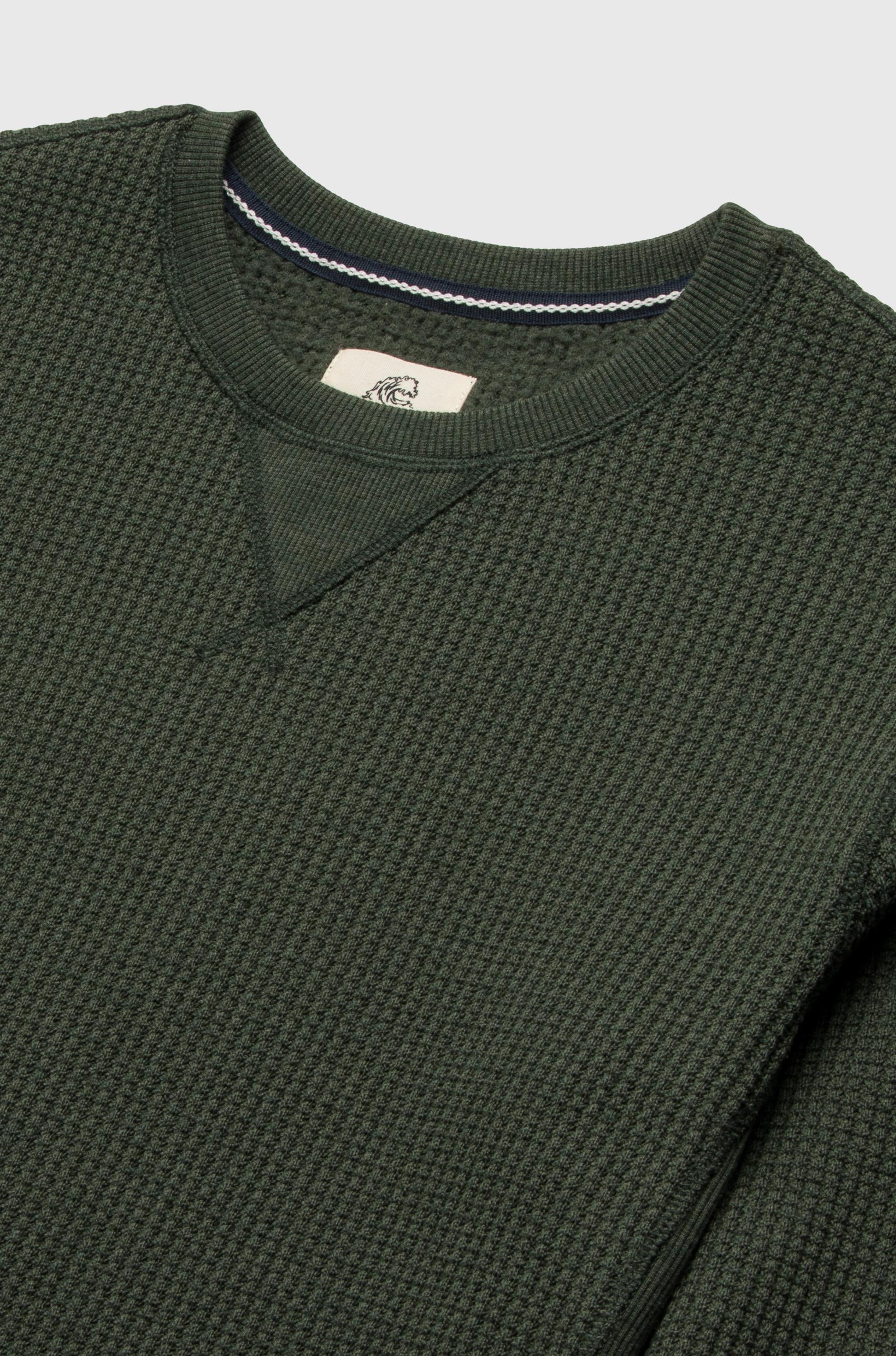 Waffle Thermal Crewneck