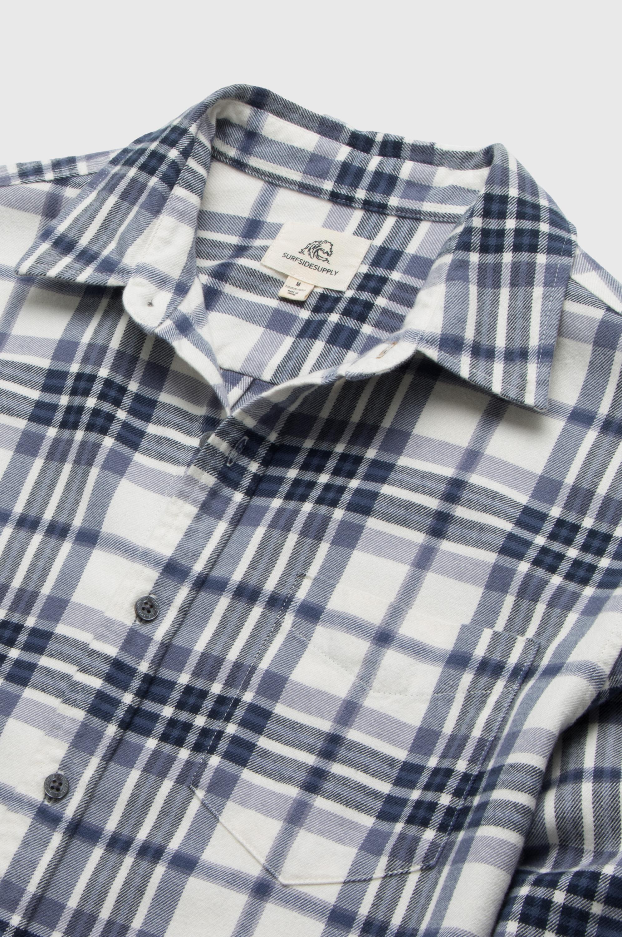 Brian Brushed Cotton Flannel Plaid Shirt