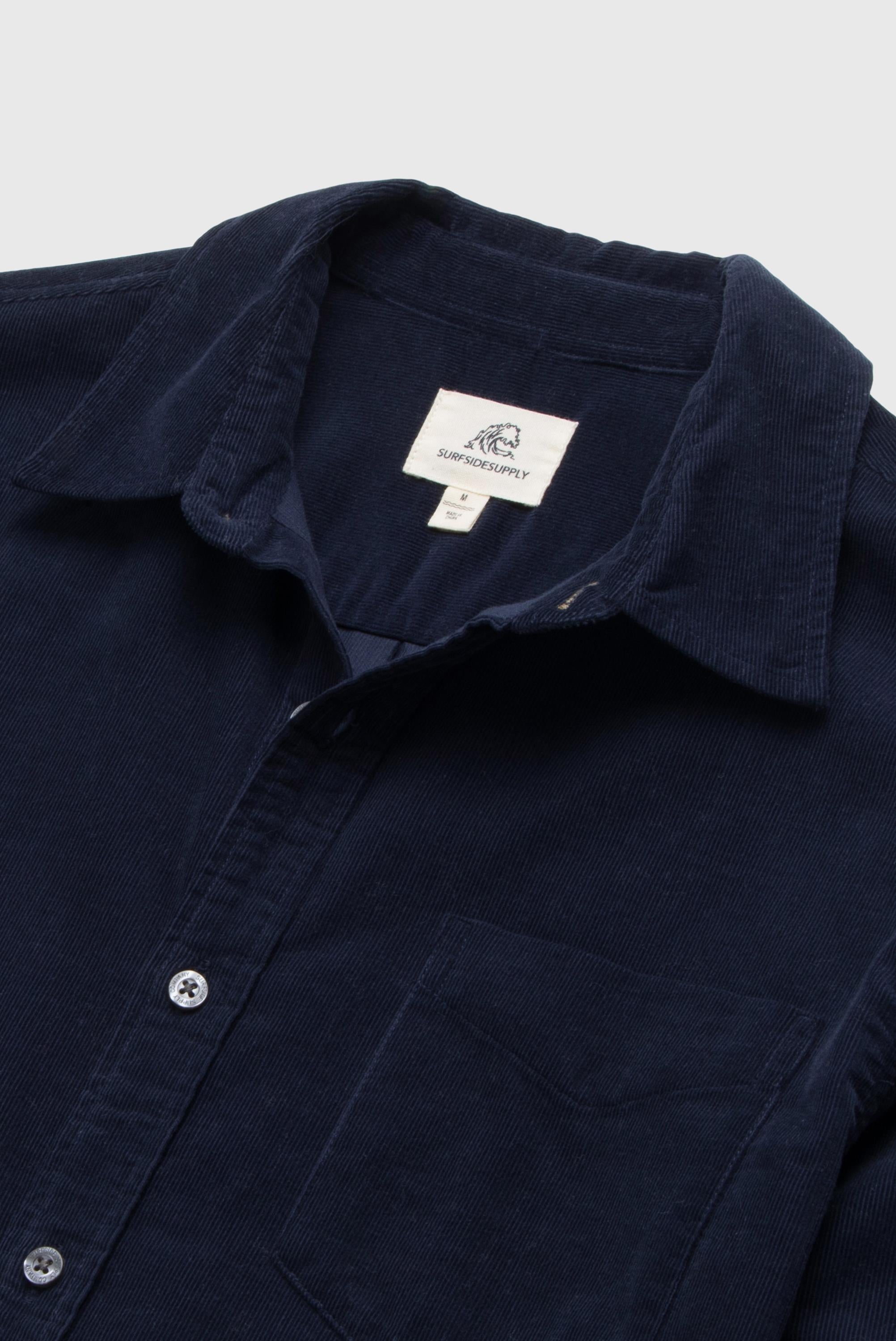Brian Long Sleeve Baby Corduroy 1 Pocket Shirt