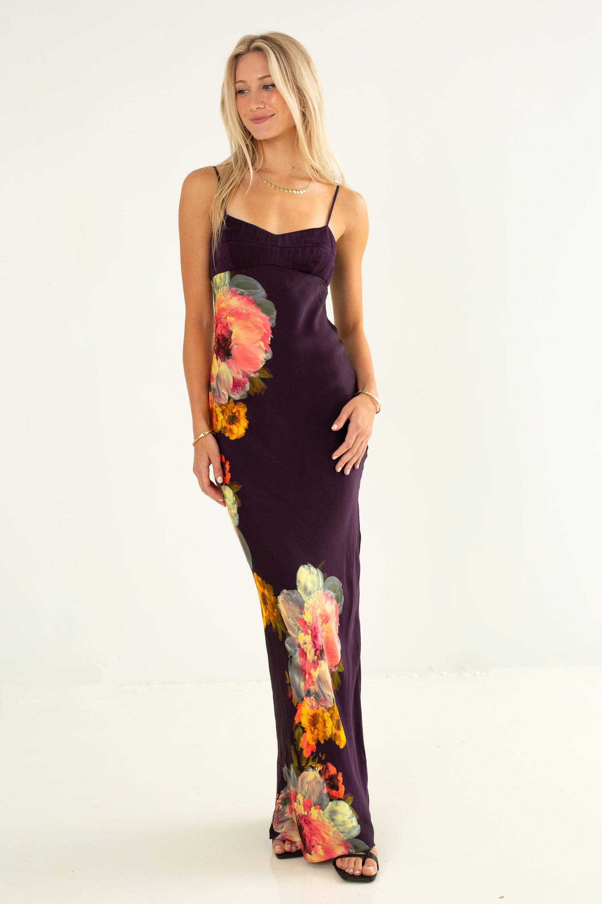 Janeiro Maxi Dress - Navy Multi / XS