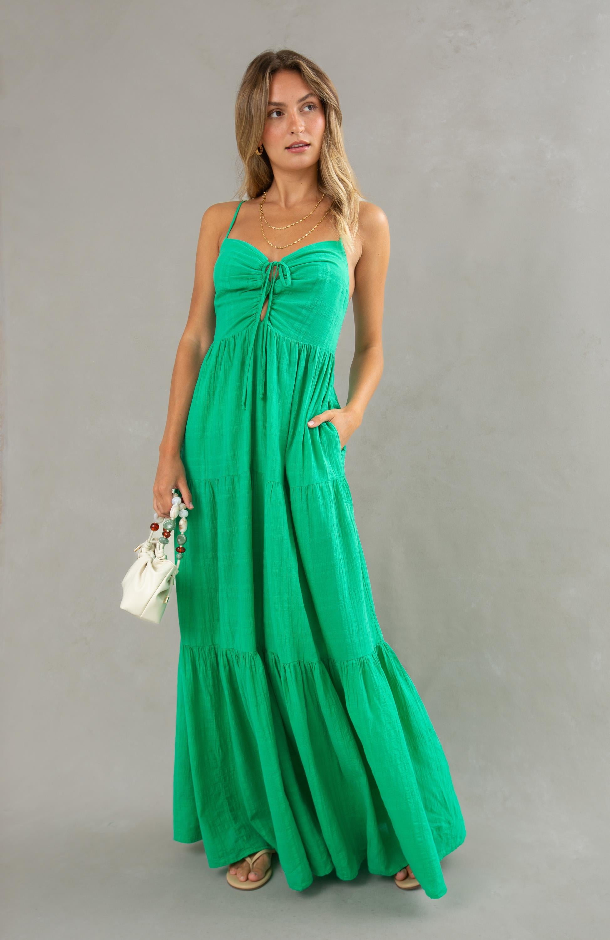 Haisley Textured Maxi Dress