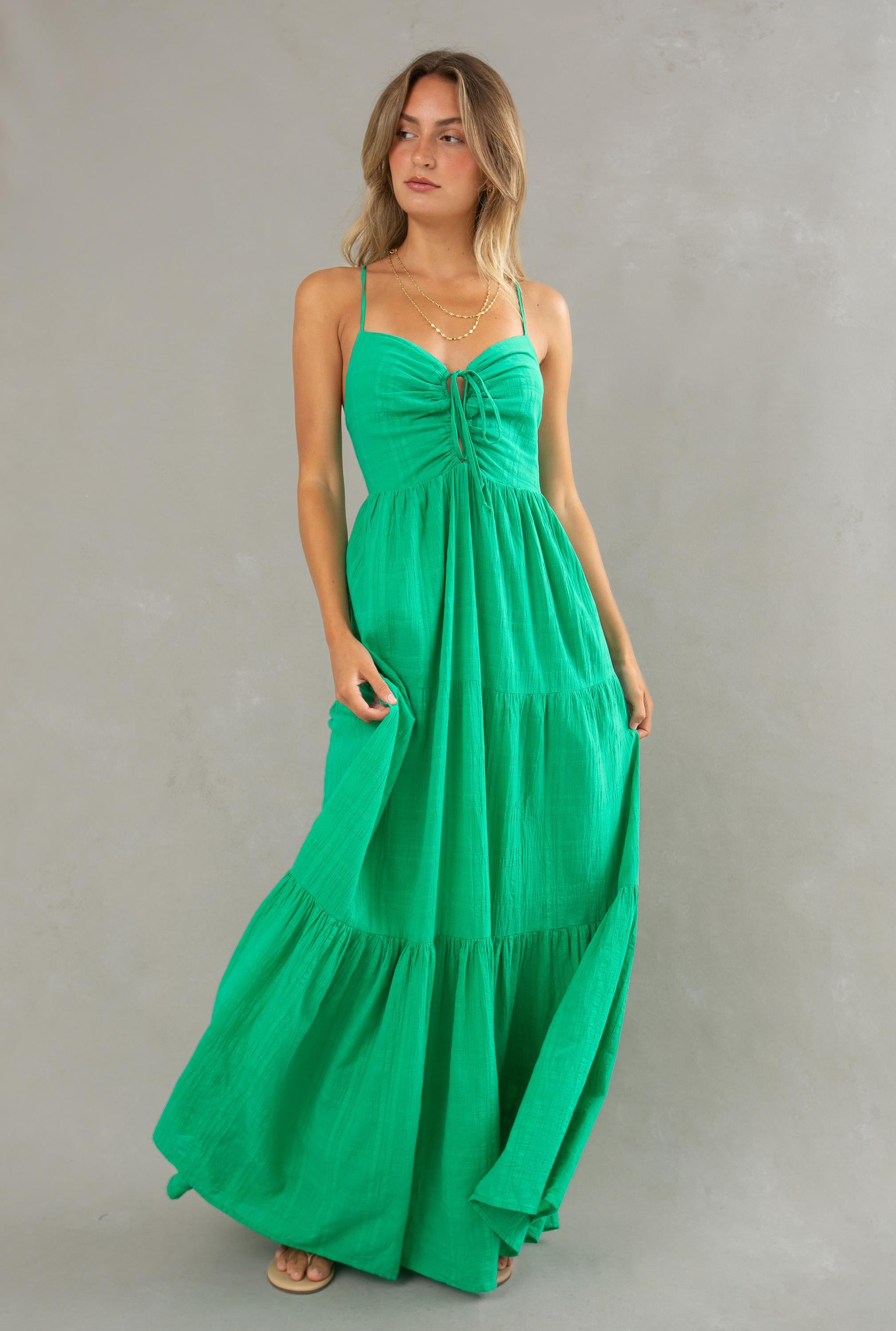 Haisley Textured Maxi Dress