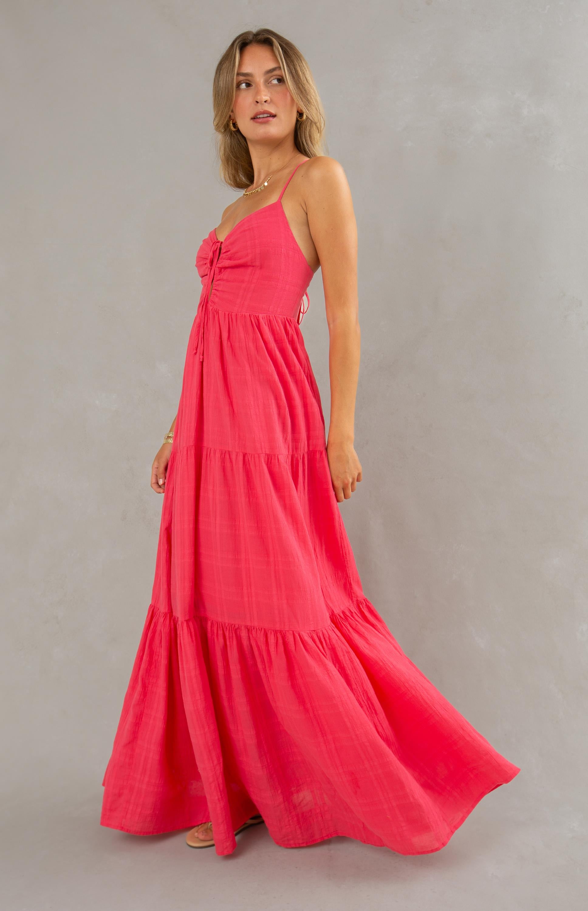 Haisley Textured Maxi Dress