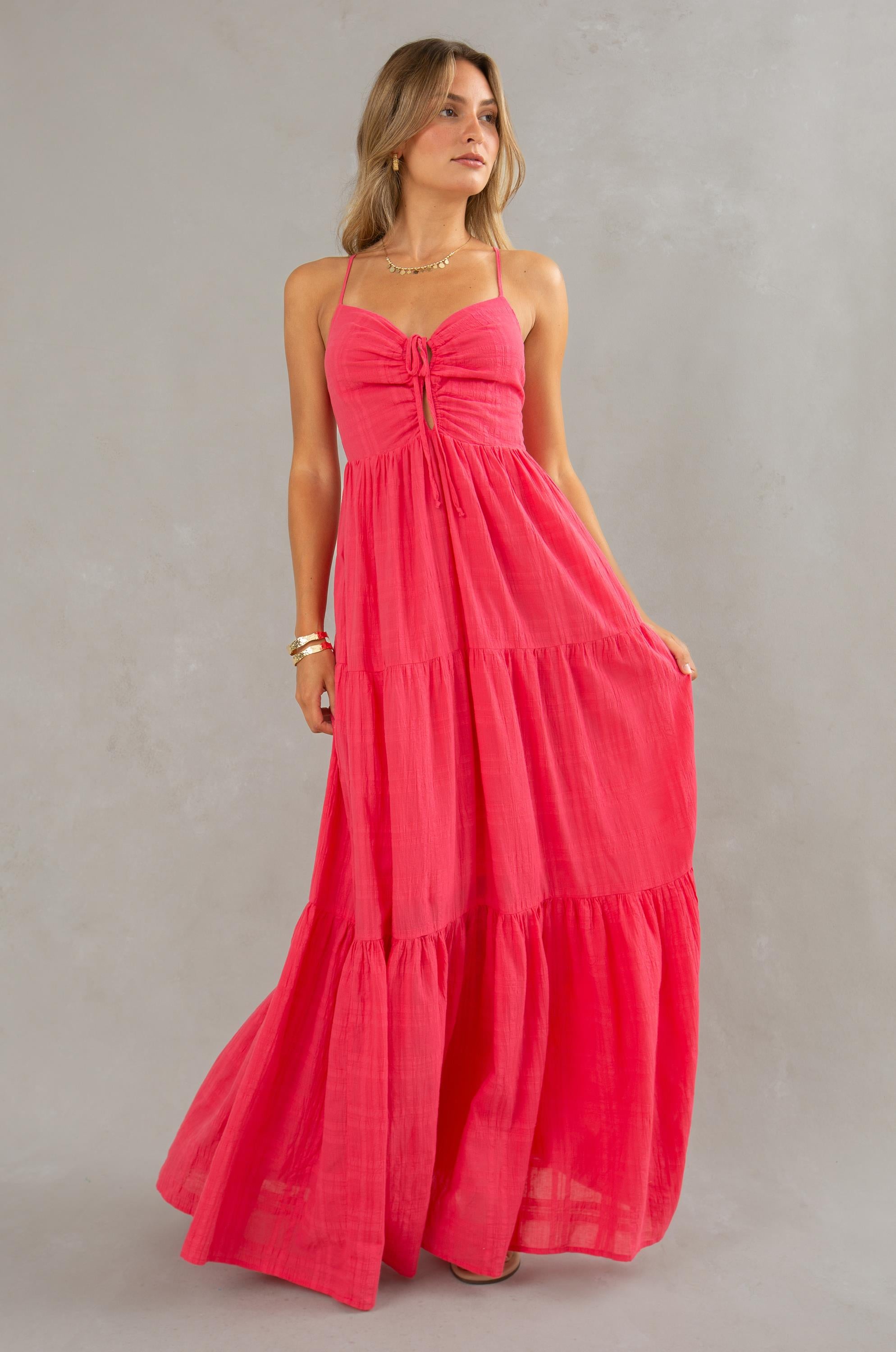 Haisley Textured Maxi Dress