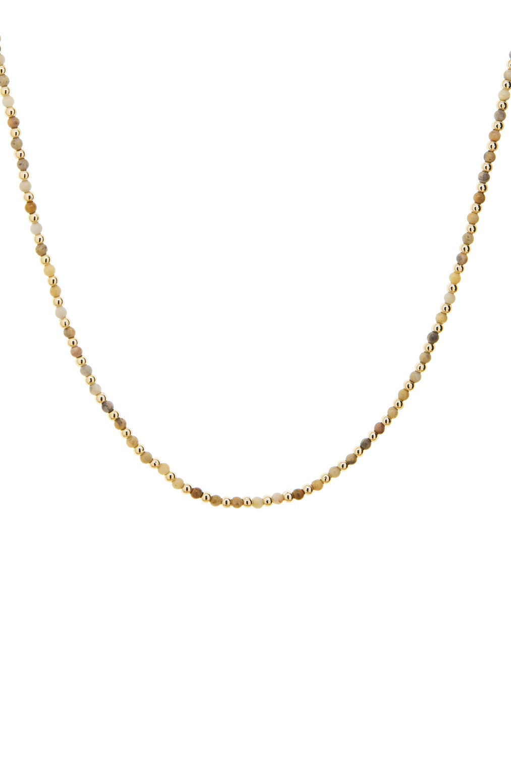 Semi Precious Beaded Necklace