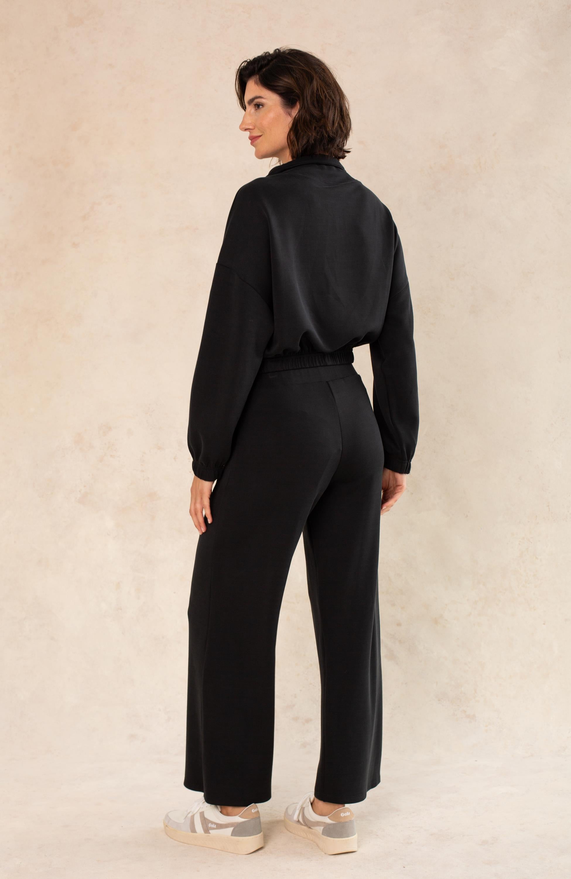 Scuba Cropped Quarter Zip