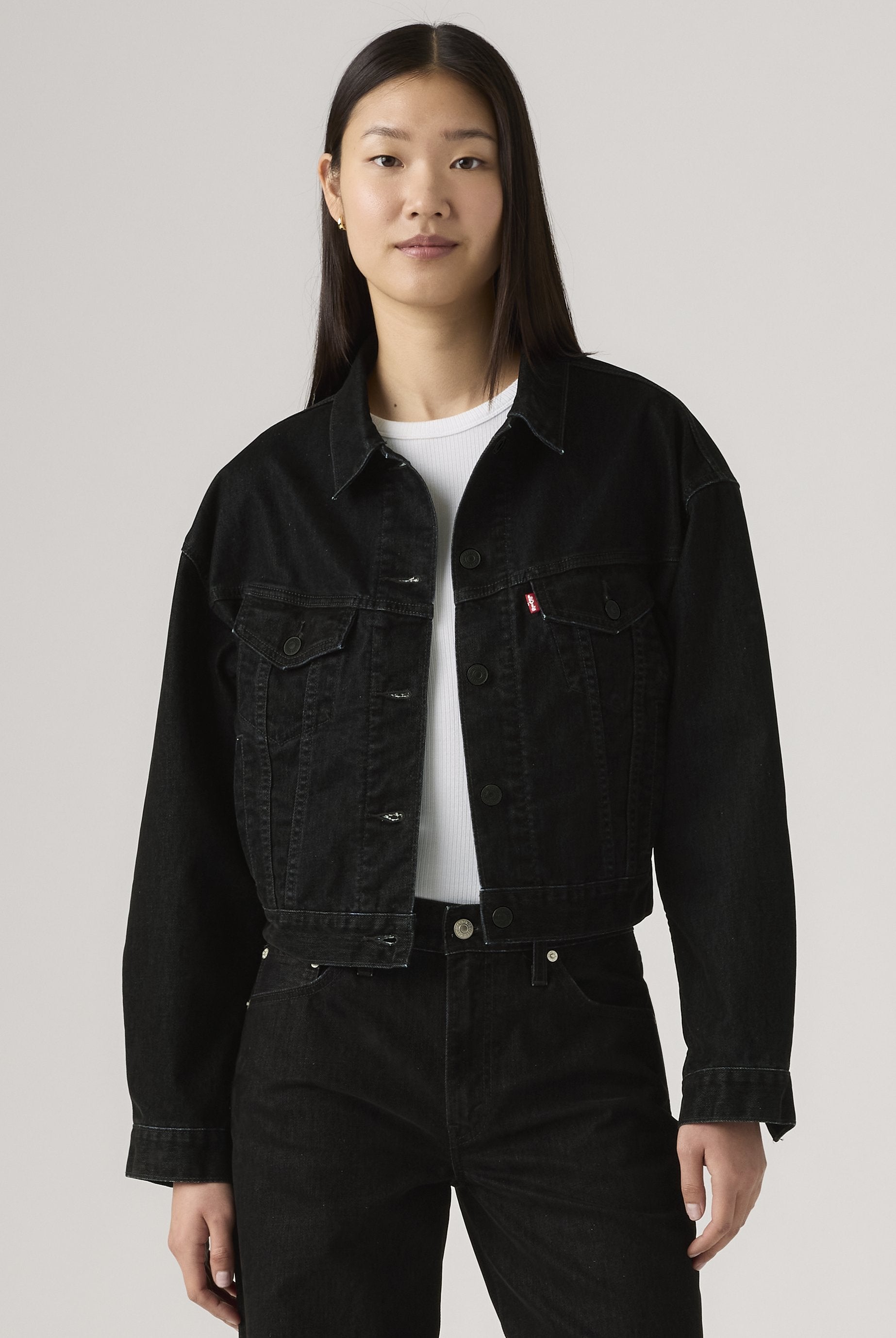 Shrunken 90s Trucker Jacket