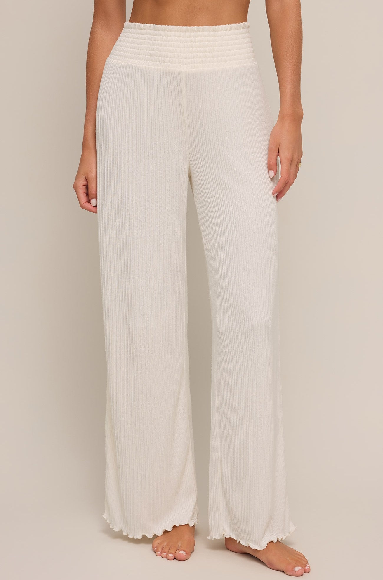 Dawn Smocked Rib Pant