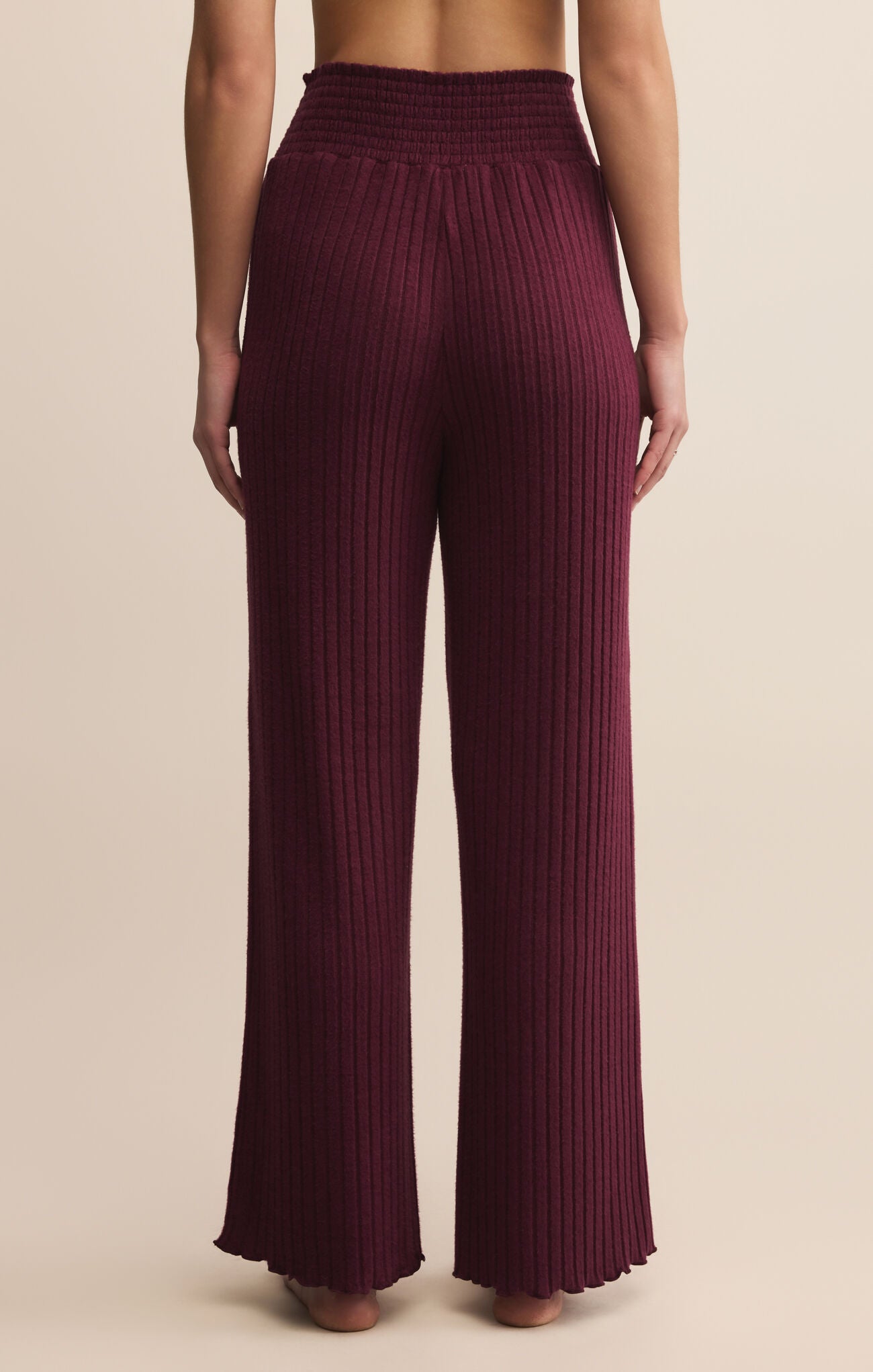 Dawn Smocked Rib Pant
