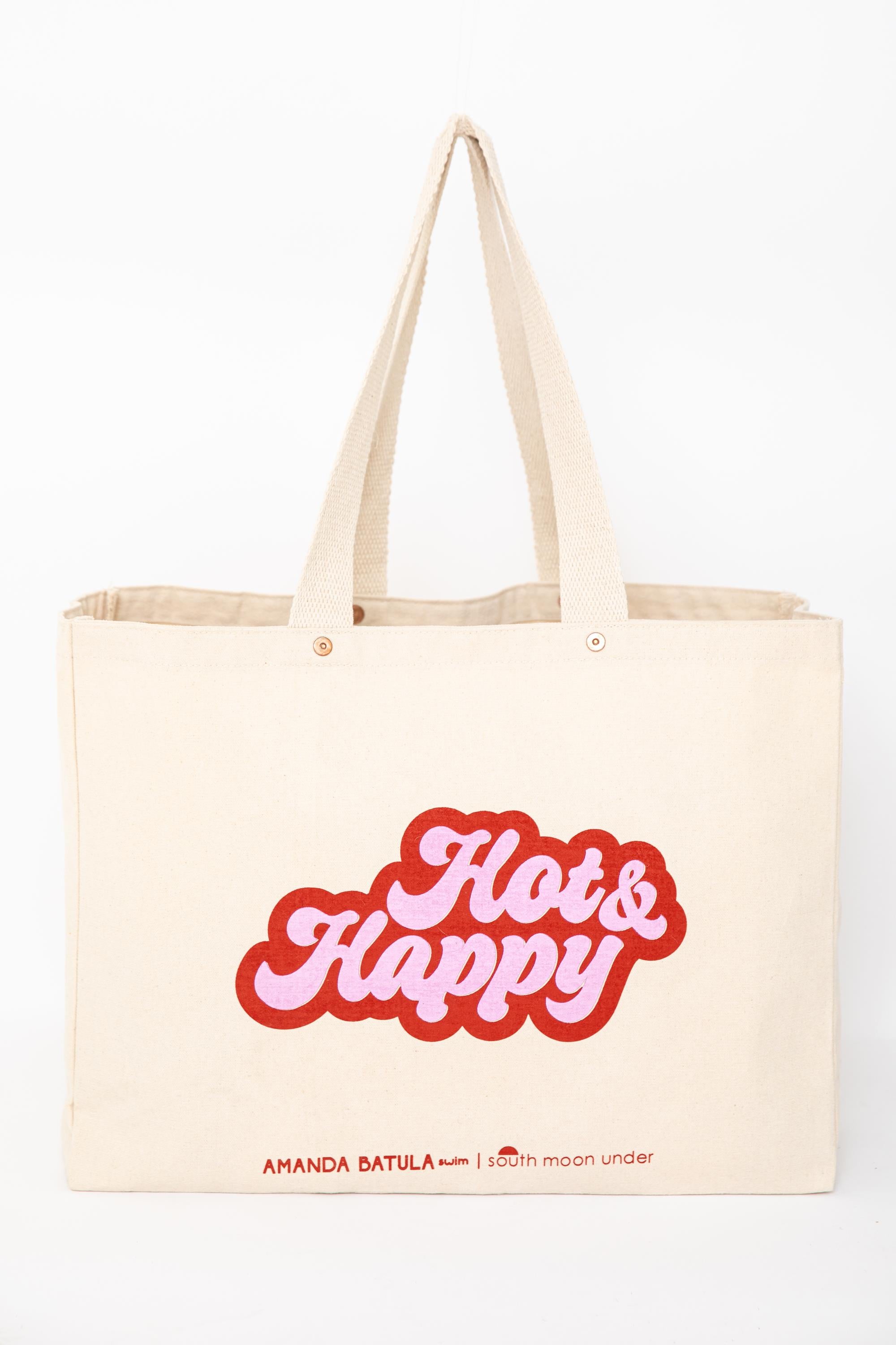 Hot & Happy Canvas Tote