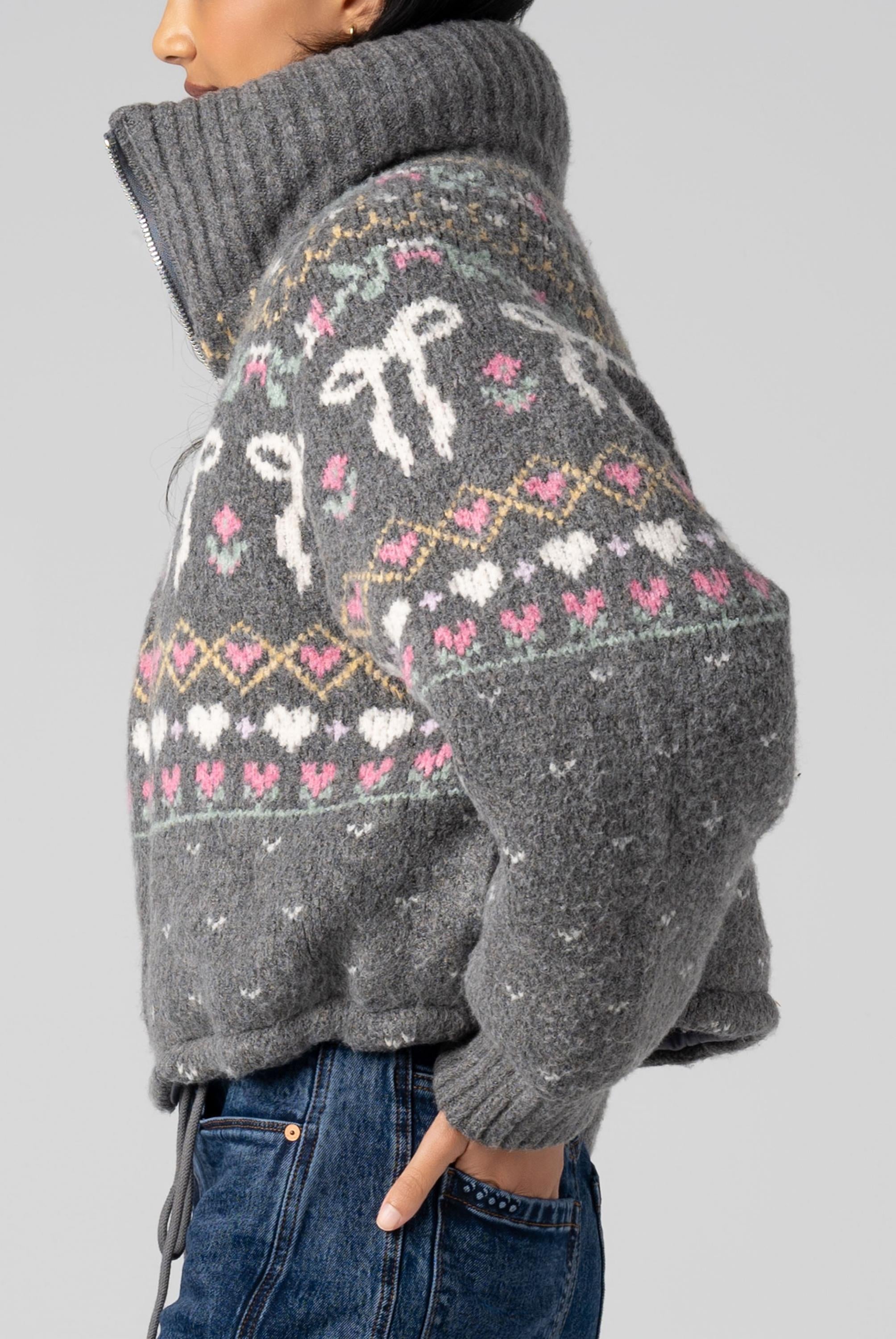 Dream Chaser Knit Bomber Jacket