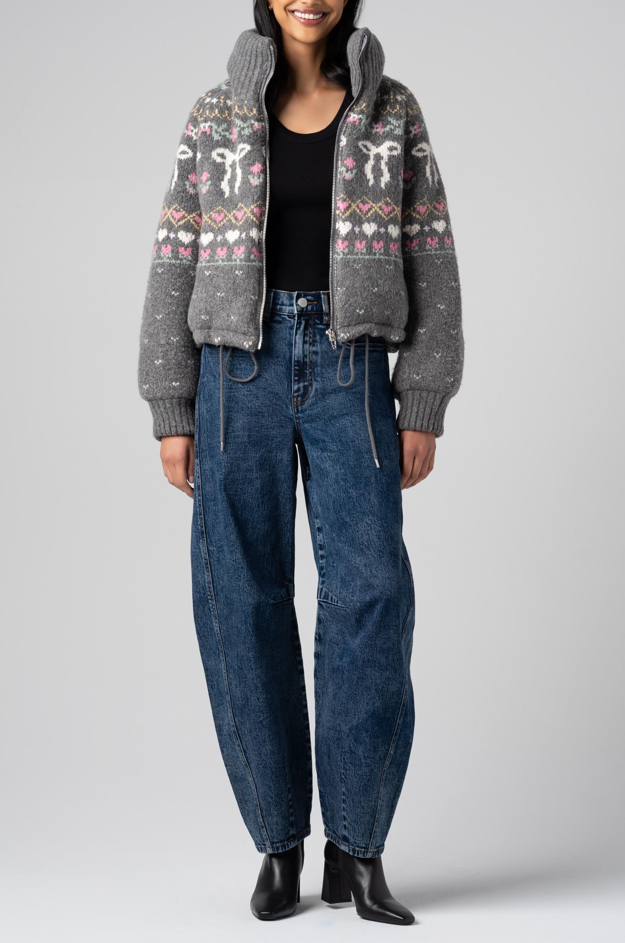 Dream Chaser Knit Bomber Jacket