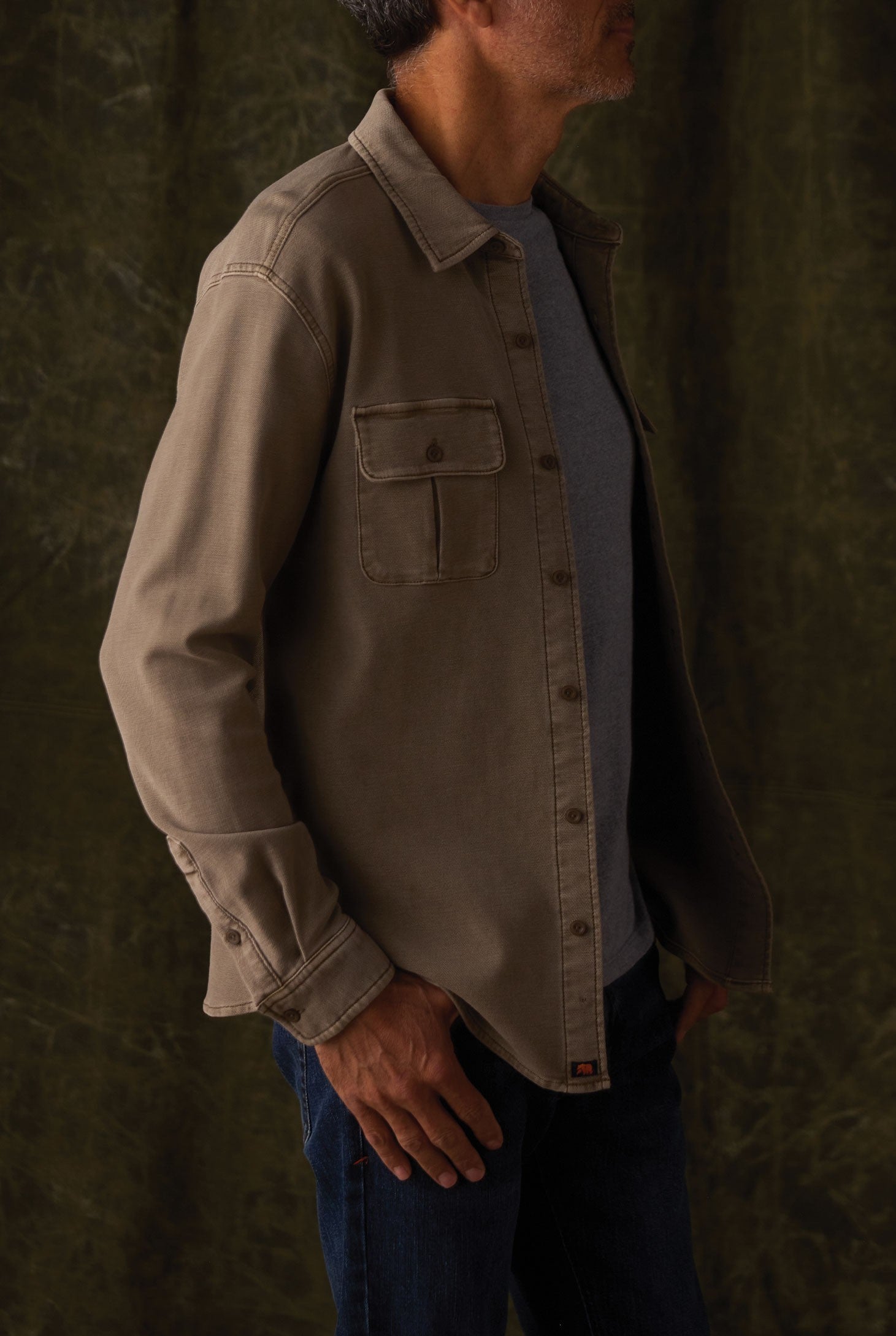 Comfort Terry Shirt Jacket