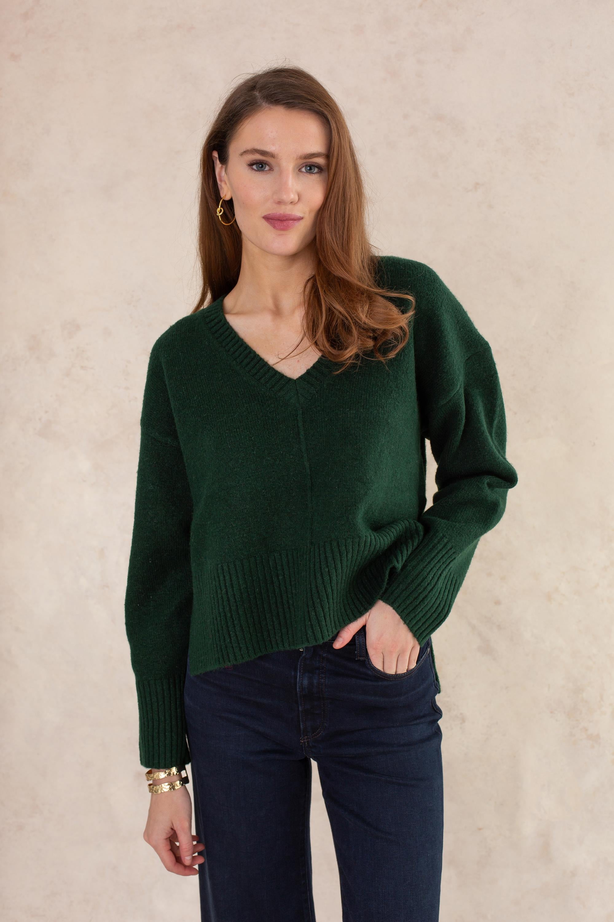 Vickie V Neck Sweater