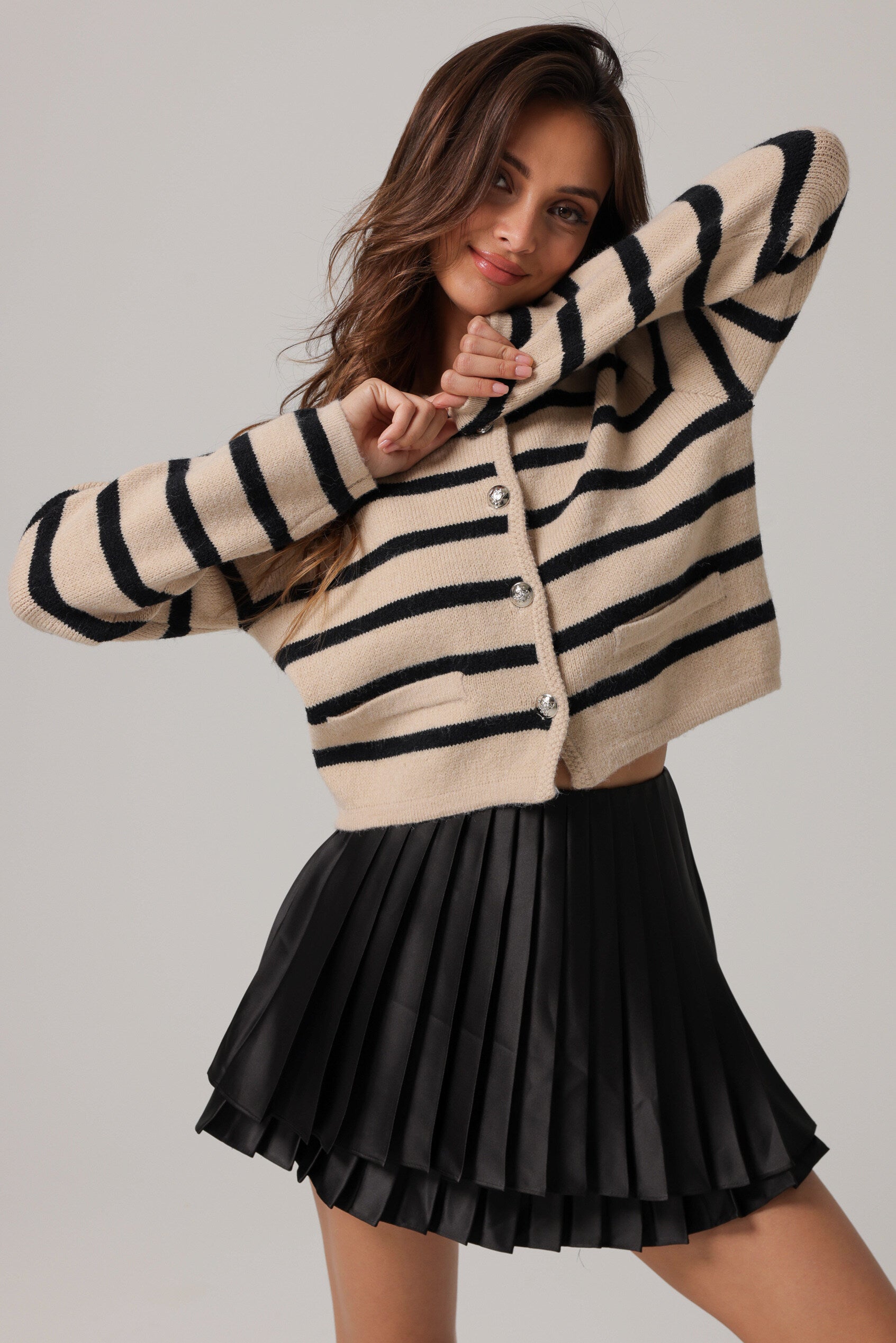 Benni Stripe Cardigan