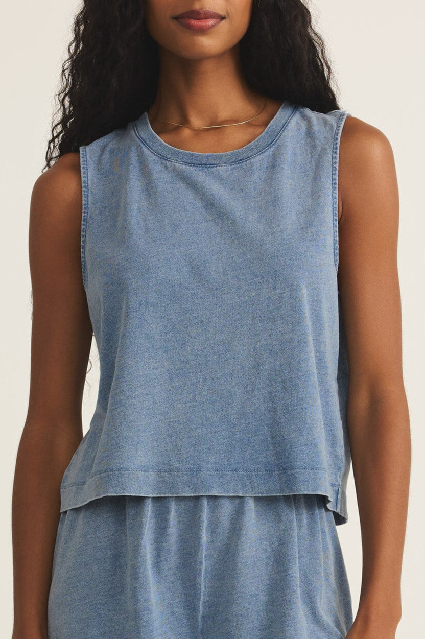 Sloane Jersey Muscle Tank