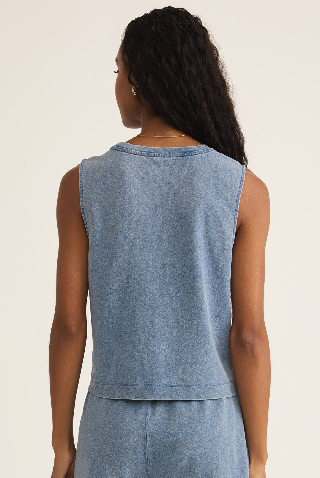 Sloane Jersey Muscle Tank