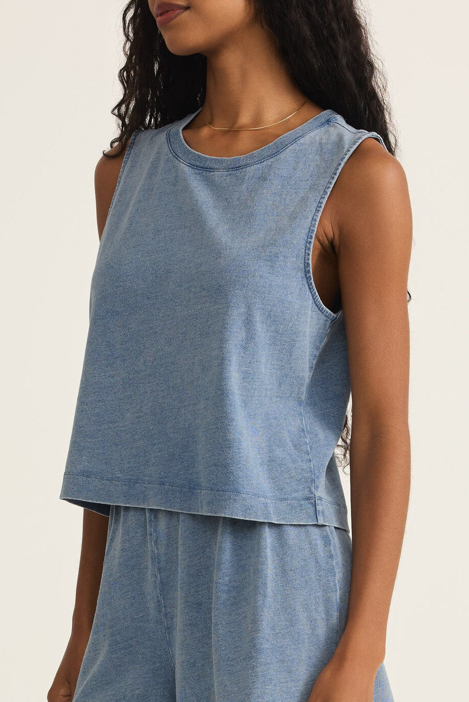 Sloane Jersey Muscle Tank
