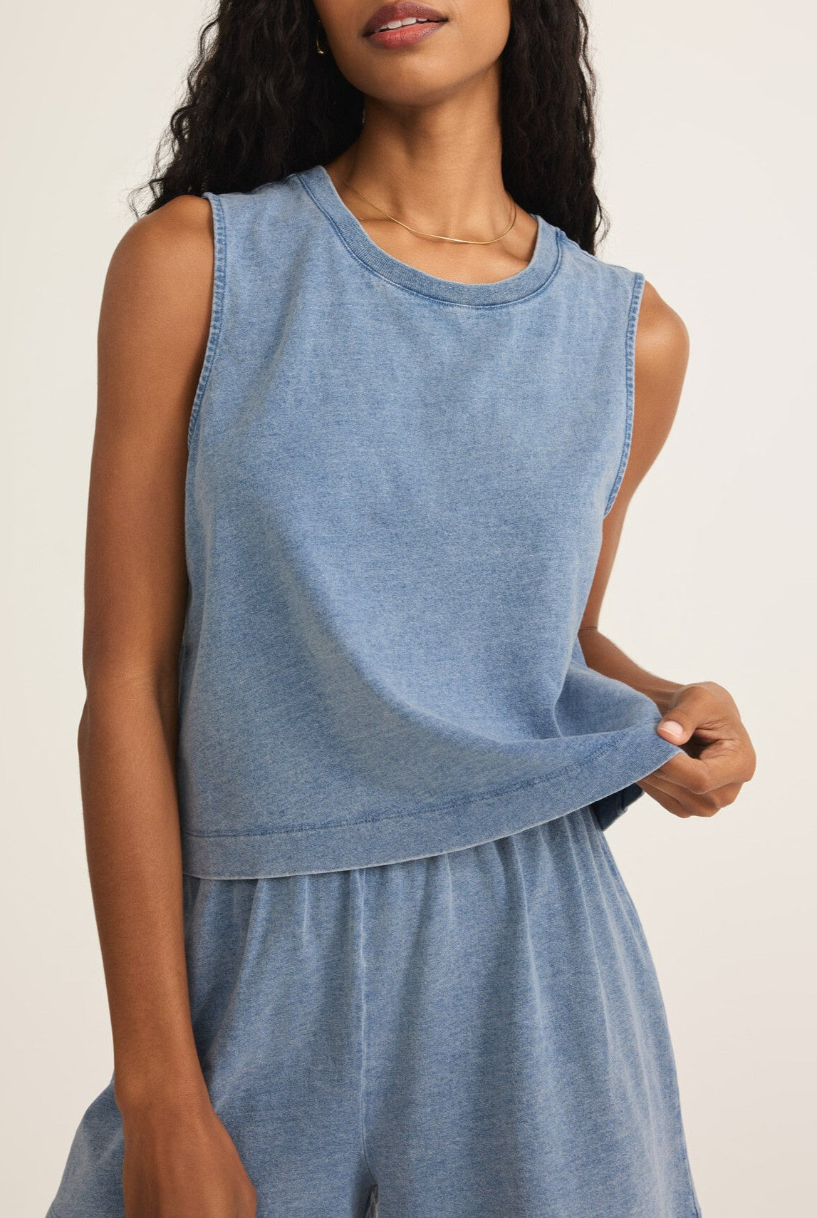 Sloane Jersey Muscle Tank