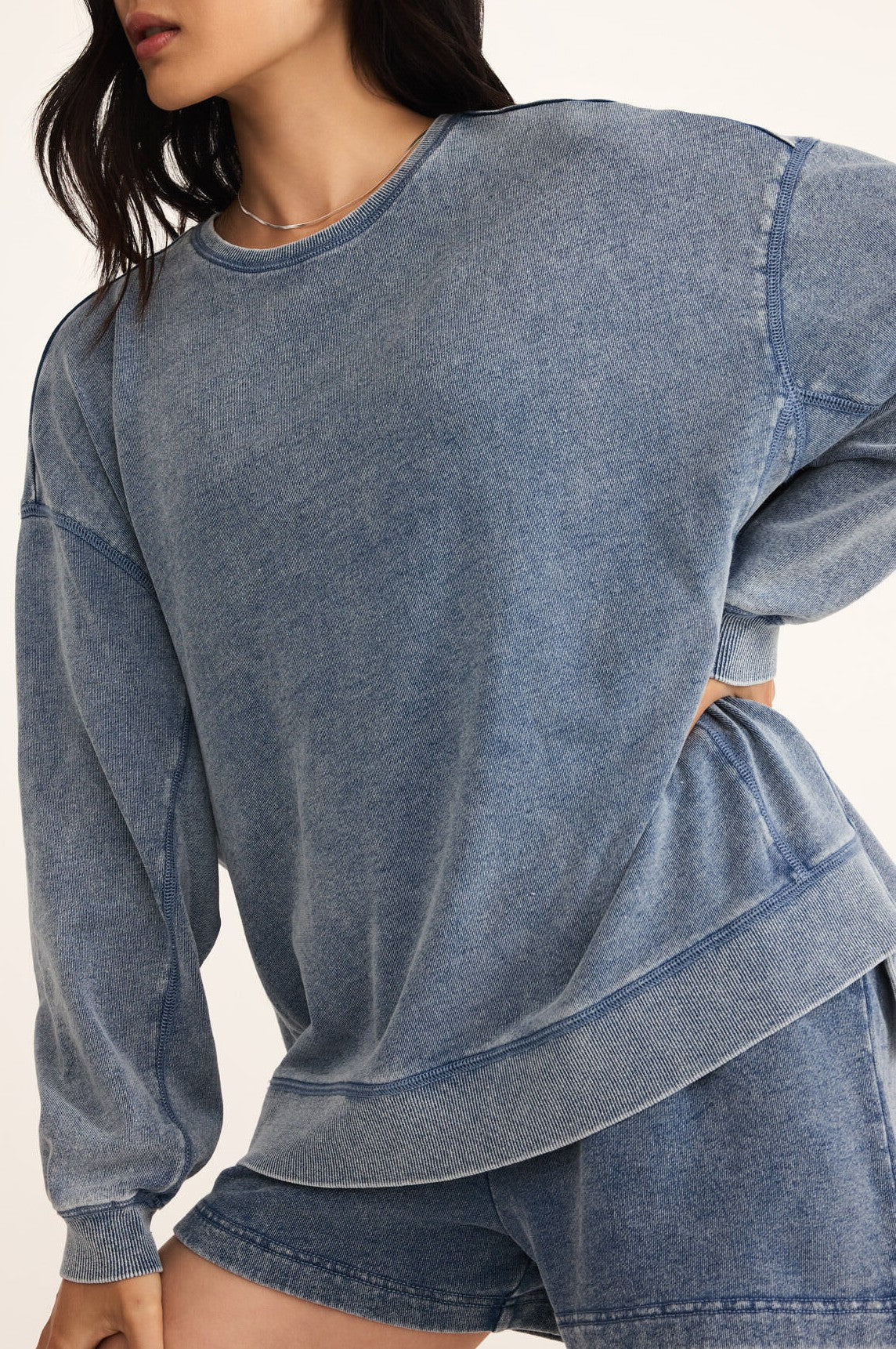 Knit Denim Modern Weekender