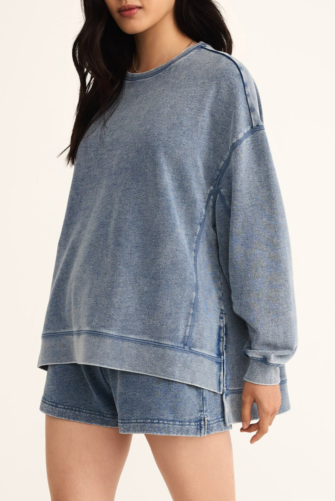 Knit Denim Modern Weekender