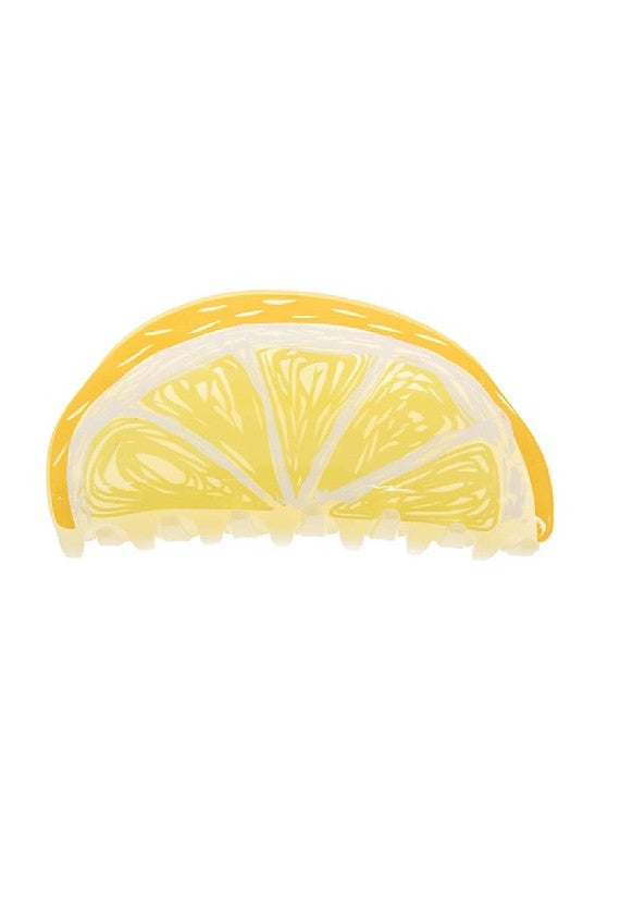 Lemon Slice Hair Claw Clip