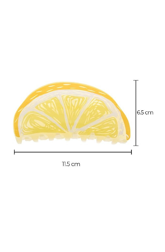 Lemon Slice Hair Claw Clip