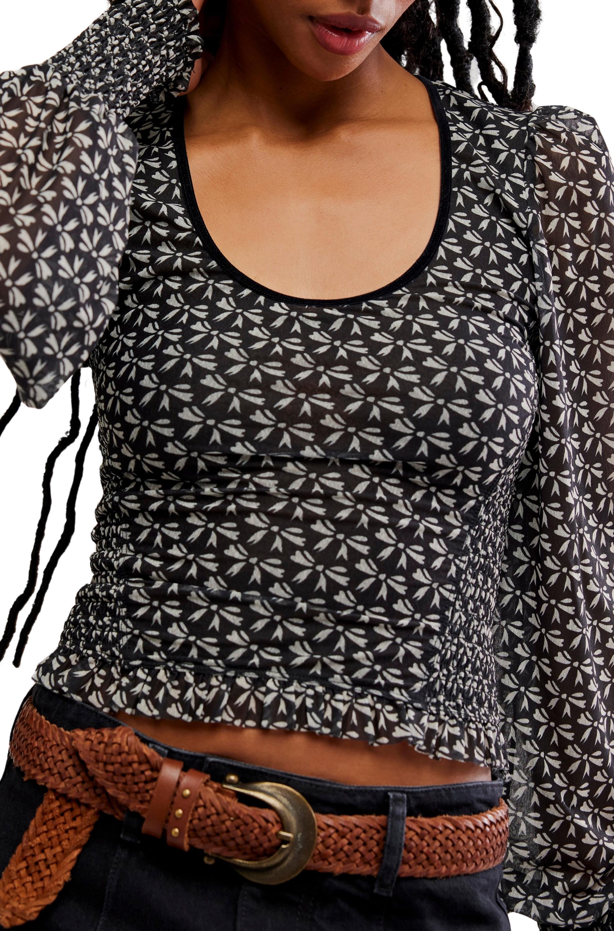 Dottie Knit Top - Printed