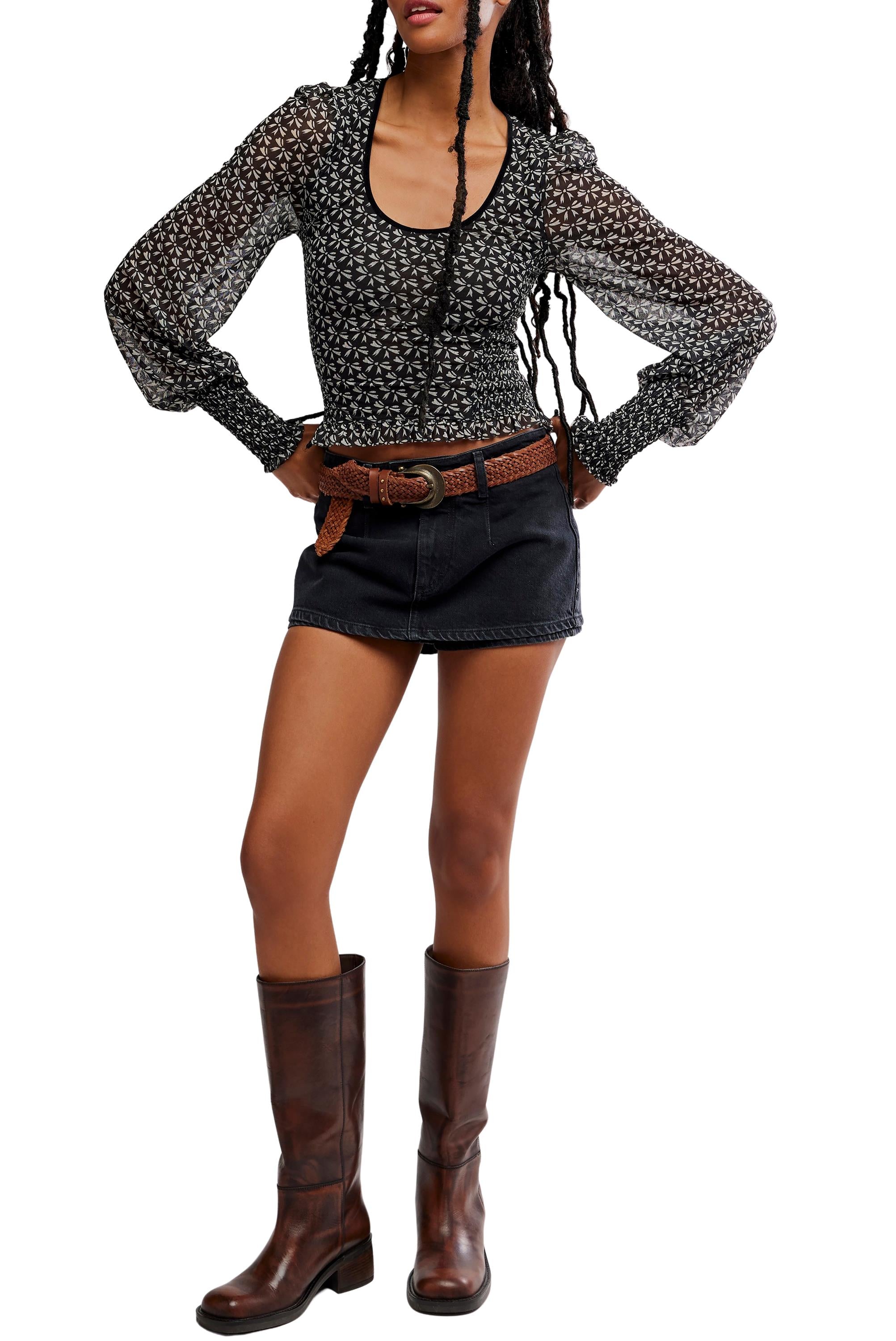 Dottie Knit Top - Printed