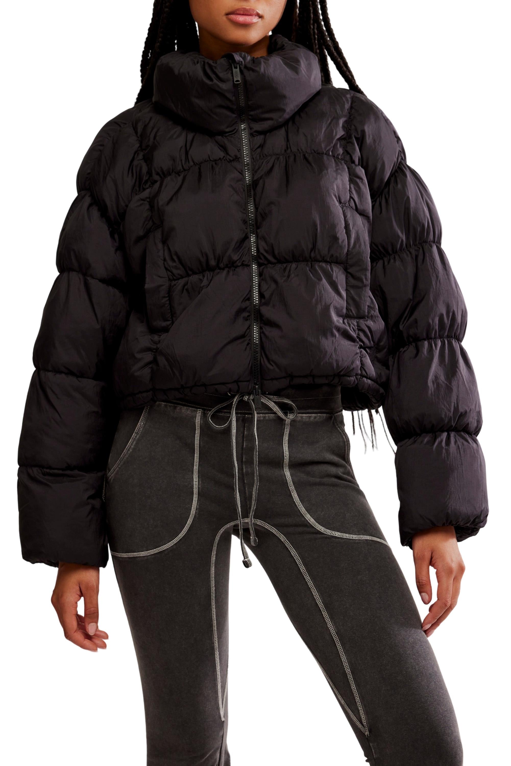 In A Bubble Puffer Jacket