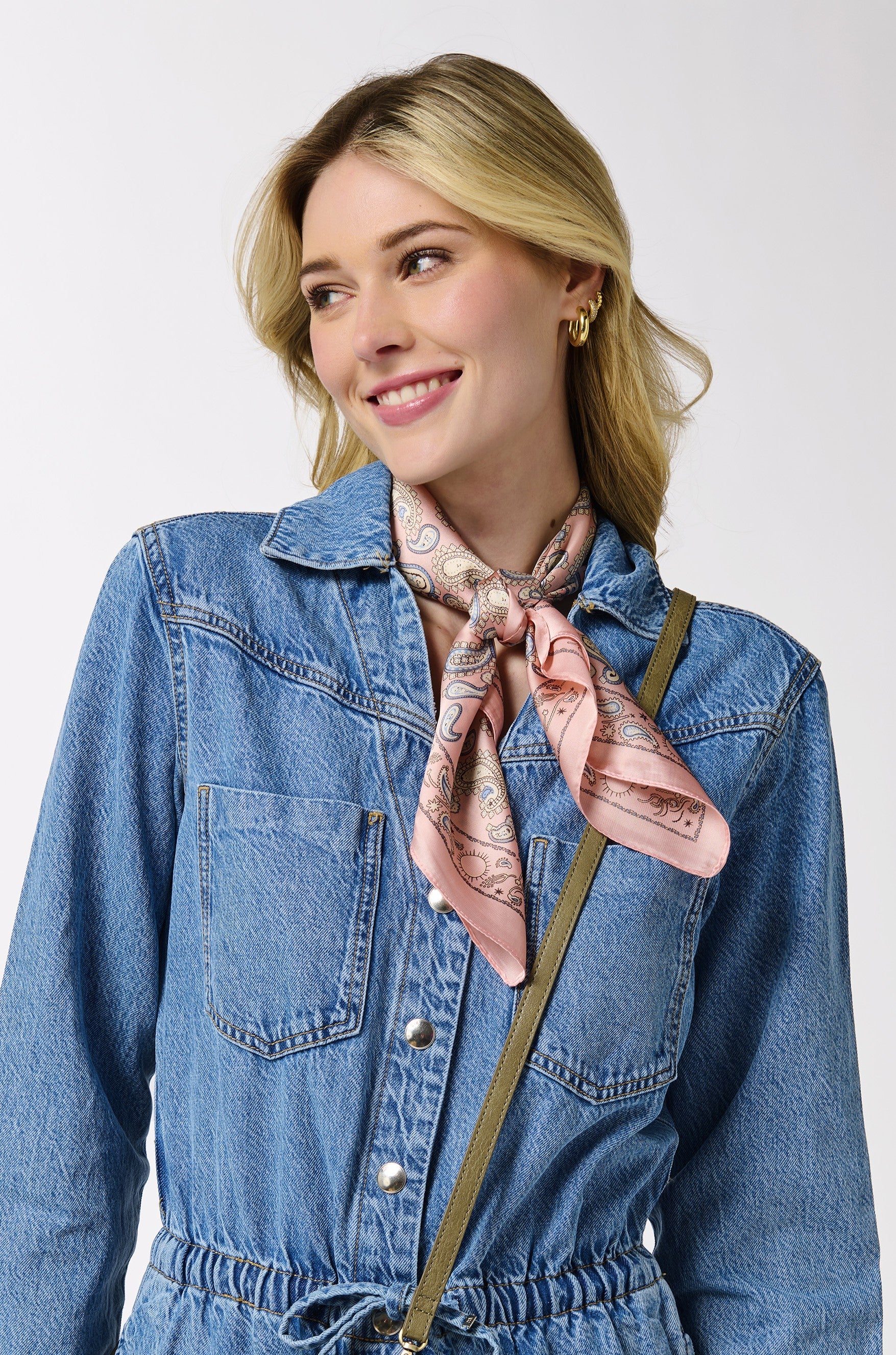 Printed Bandana Scarf