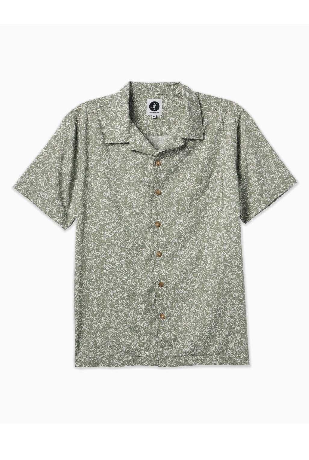 Palms Short Sleeve Button Up Shirt