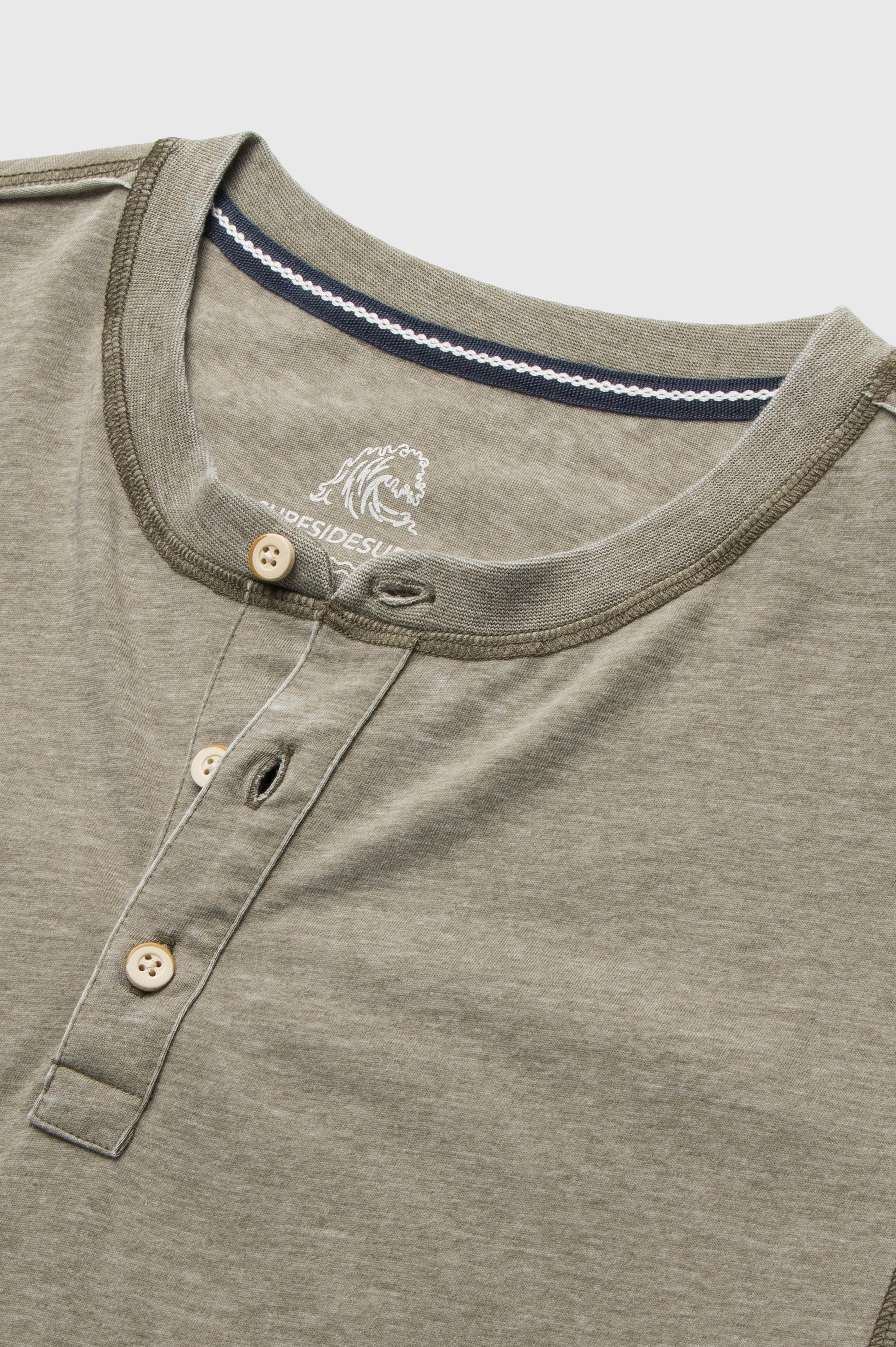 Sean Short Sleeve Burnout Henley