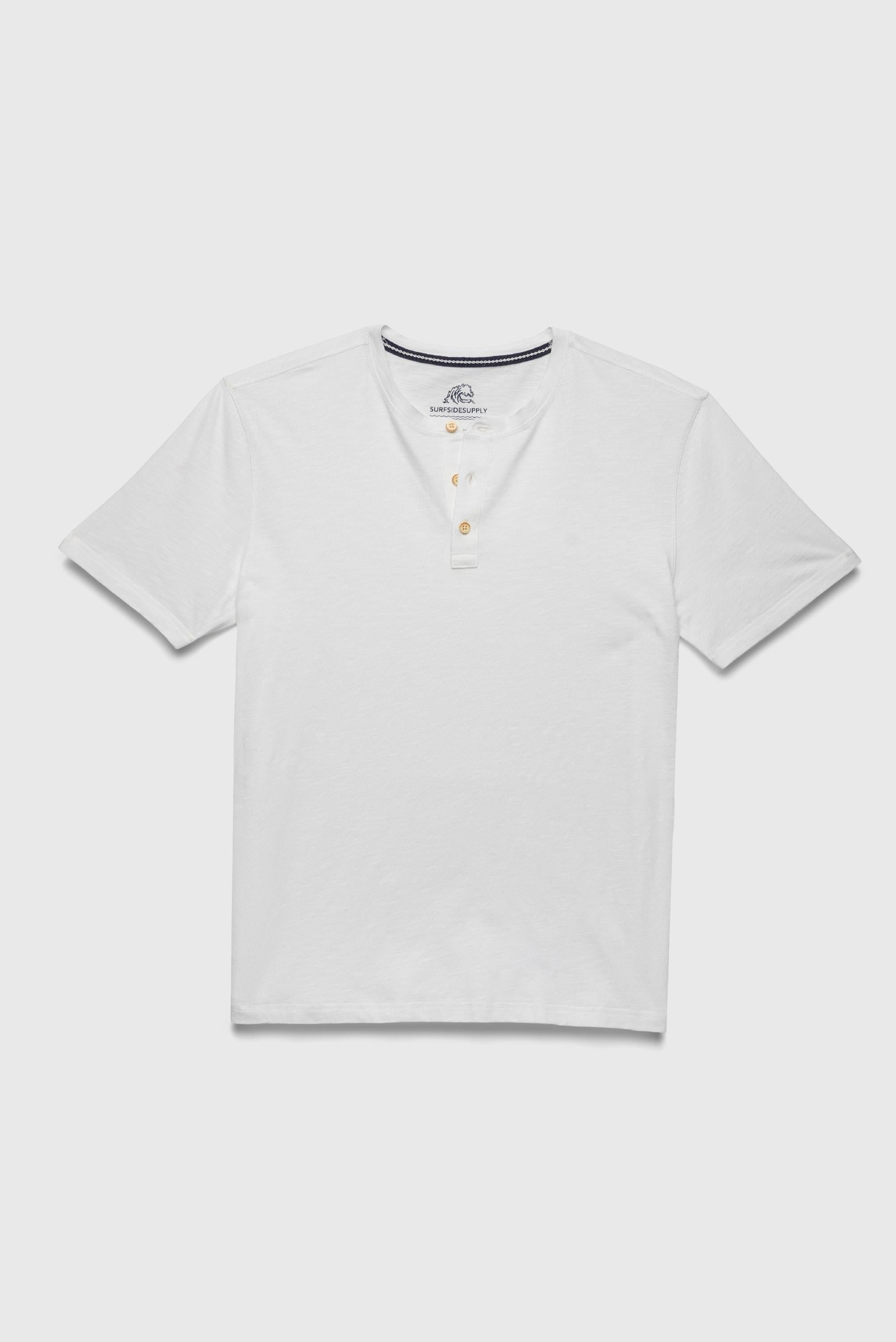 Sean Short Sleeve Burnout Henley