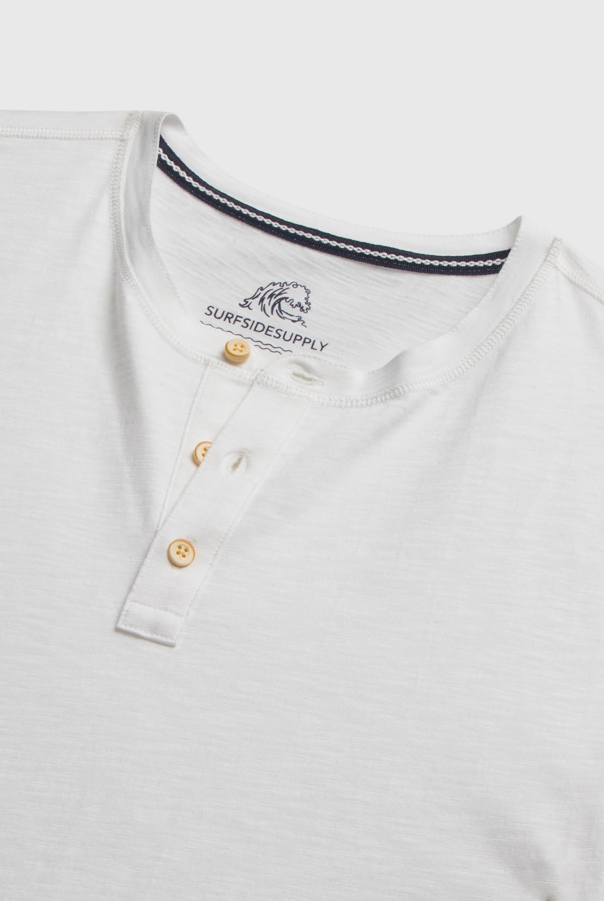 Sean Short Sleeve Burnout Henley