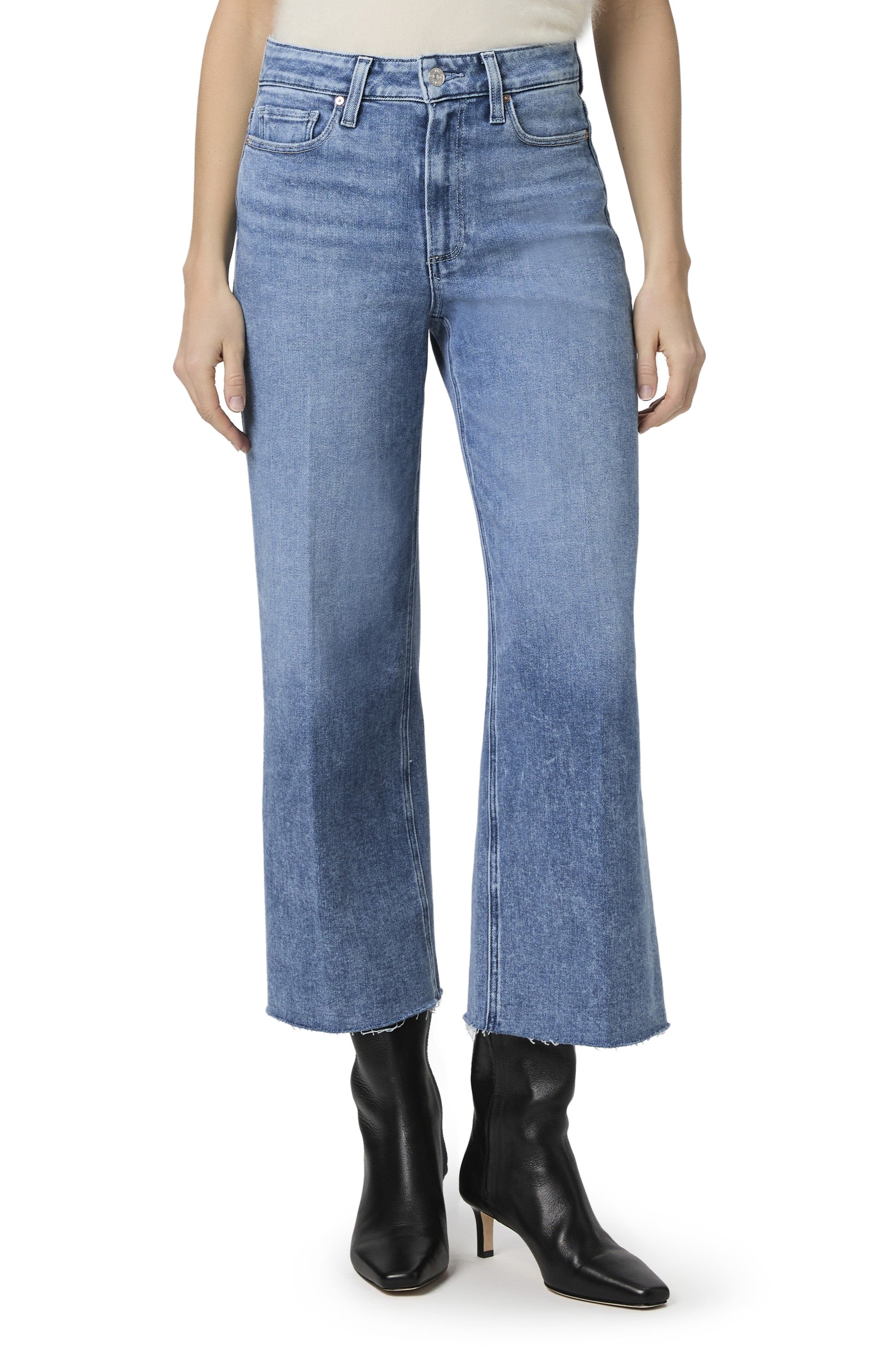 Anessa Crop Raw Hem In Bebop