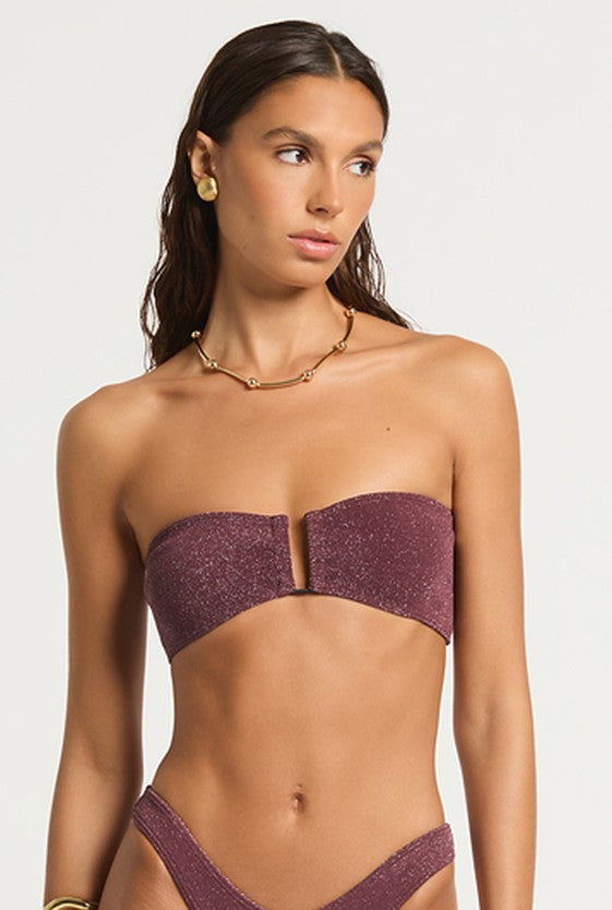 Amarena Lurex Micro Blake Bandeau