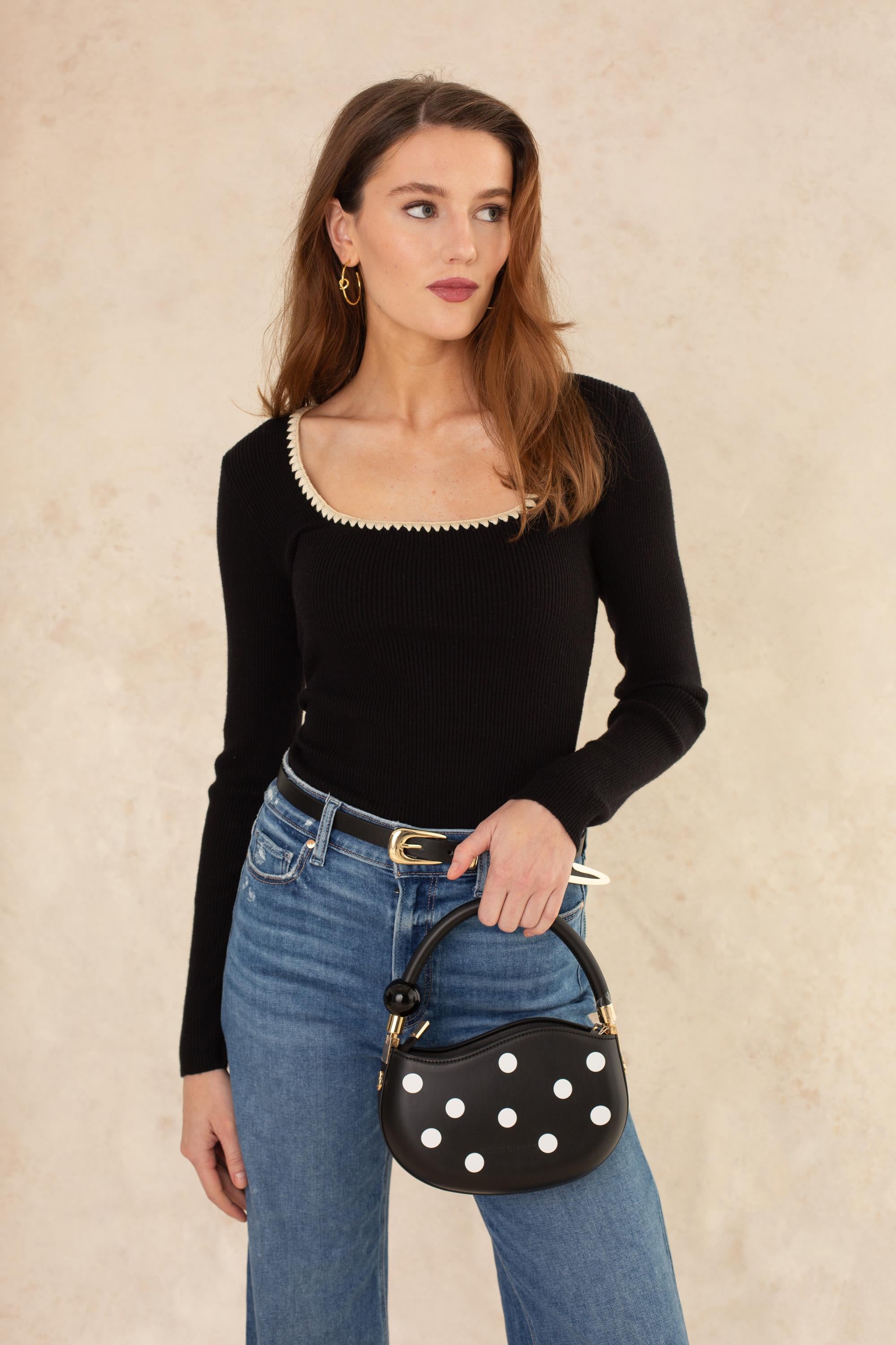 Lilly Long Sleeve Crochet Top