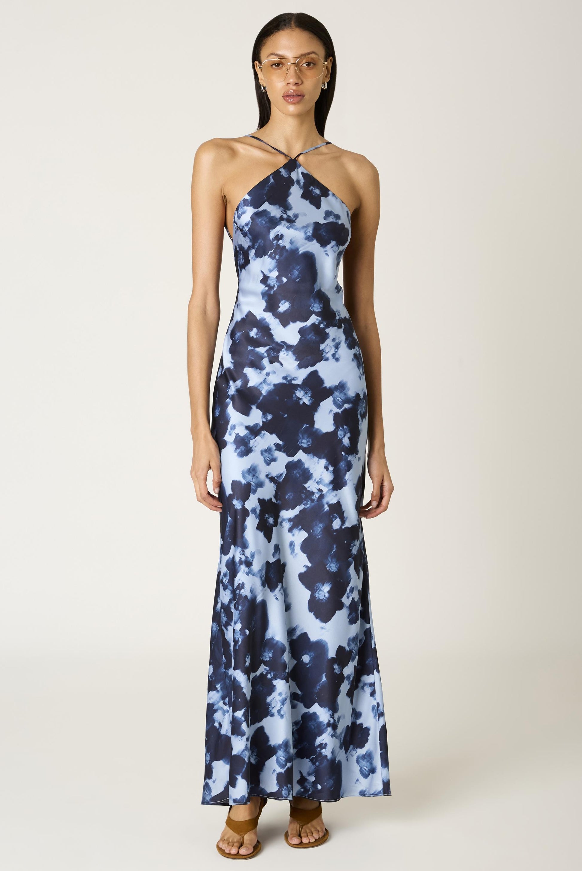Kelton Maxi Dress - Blue Multi / L Kelton Maxi Dress - Blue Multi / L