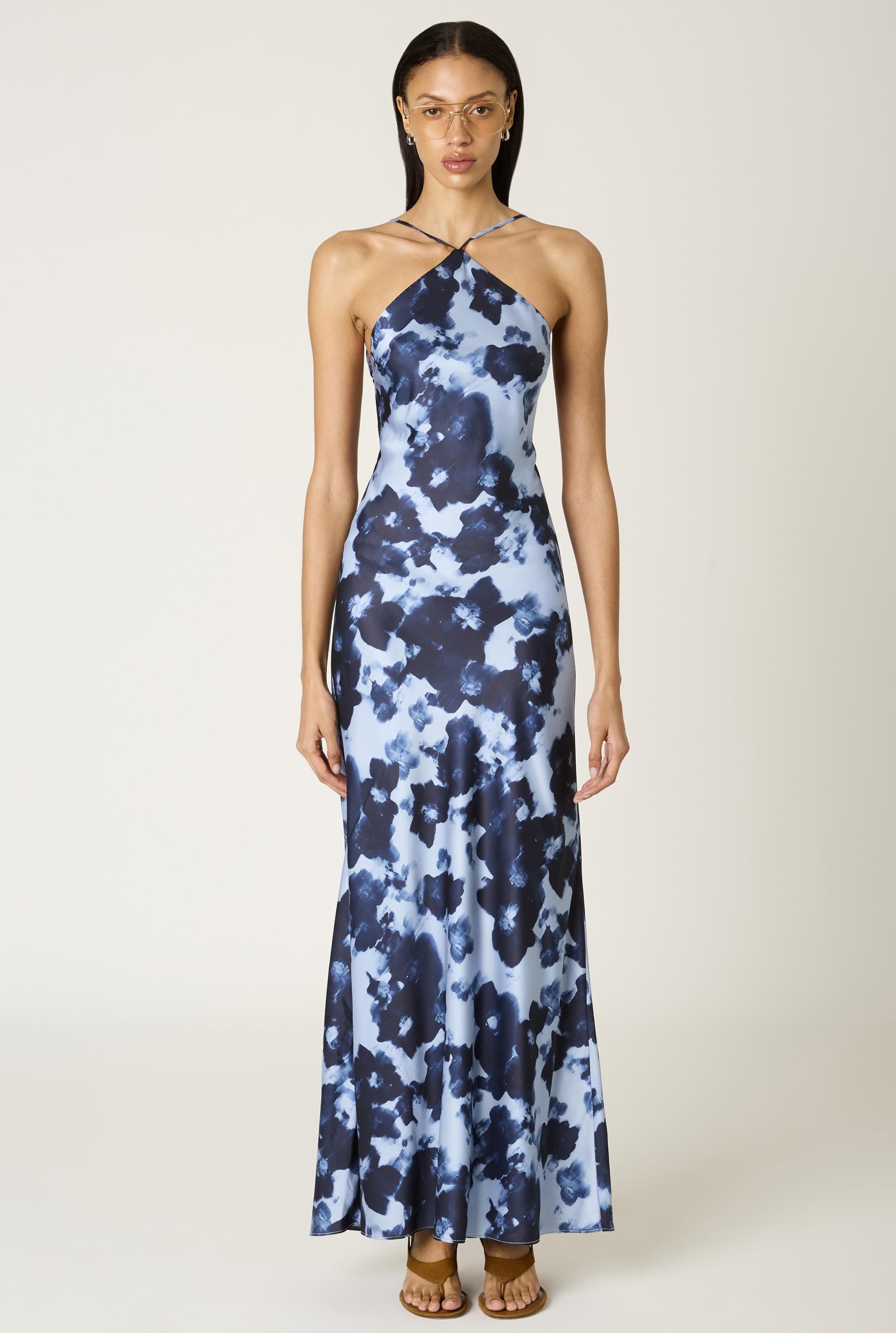 Kelton Maxi Dress - Blue Multi / L Kelton Maxi Dress - Blue Multi / L