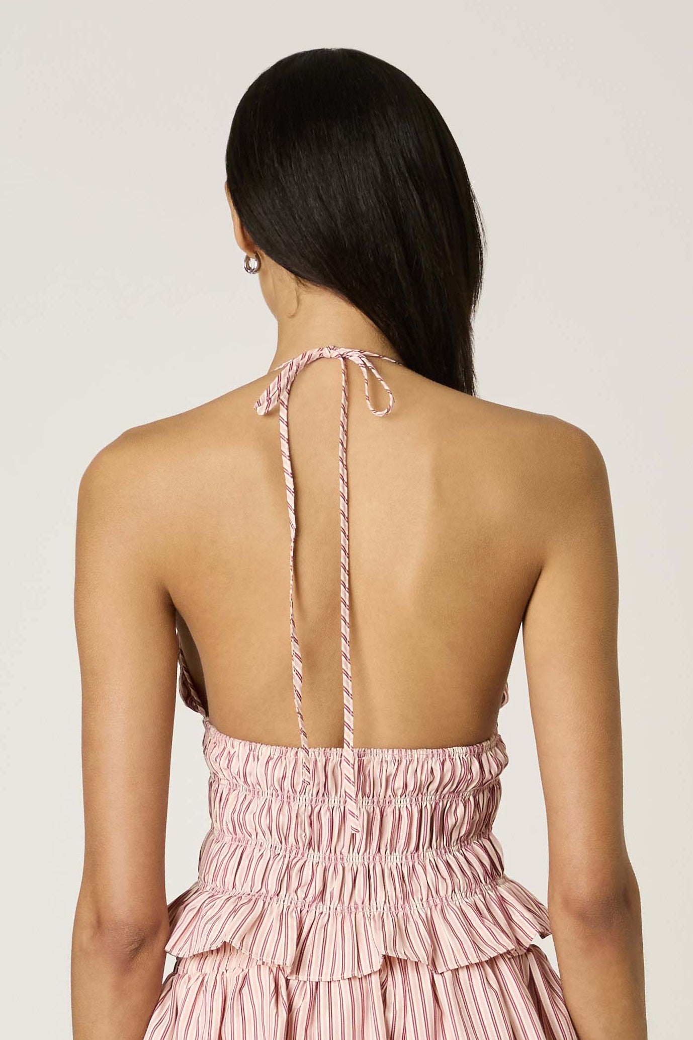 Chandler Smocked Halter Set Top