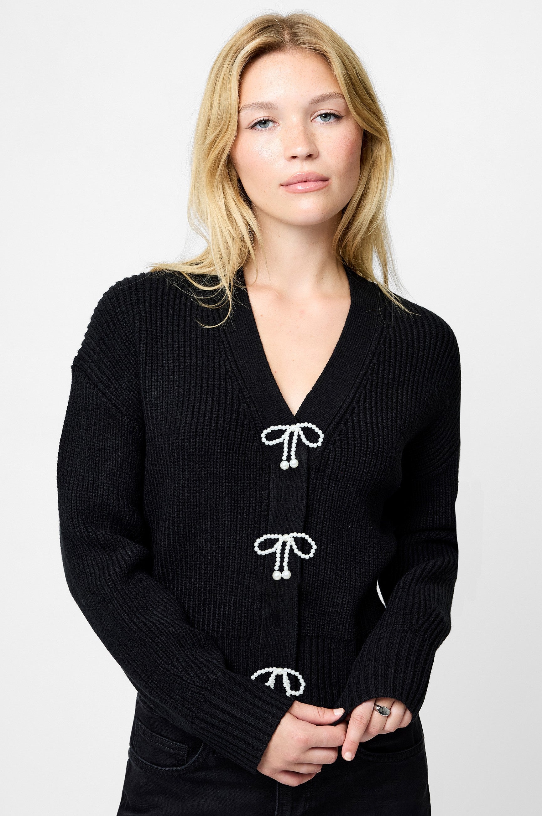 Baby Soft Knit Embellished Bows