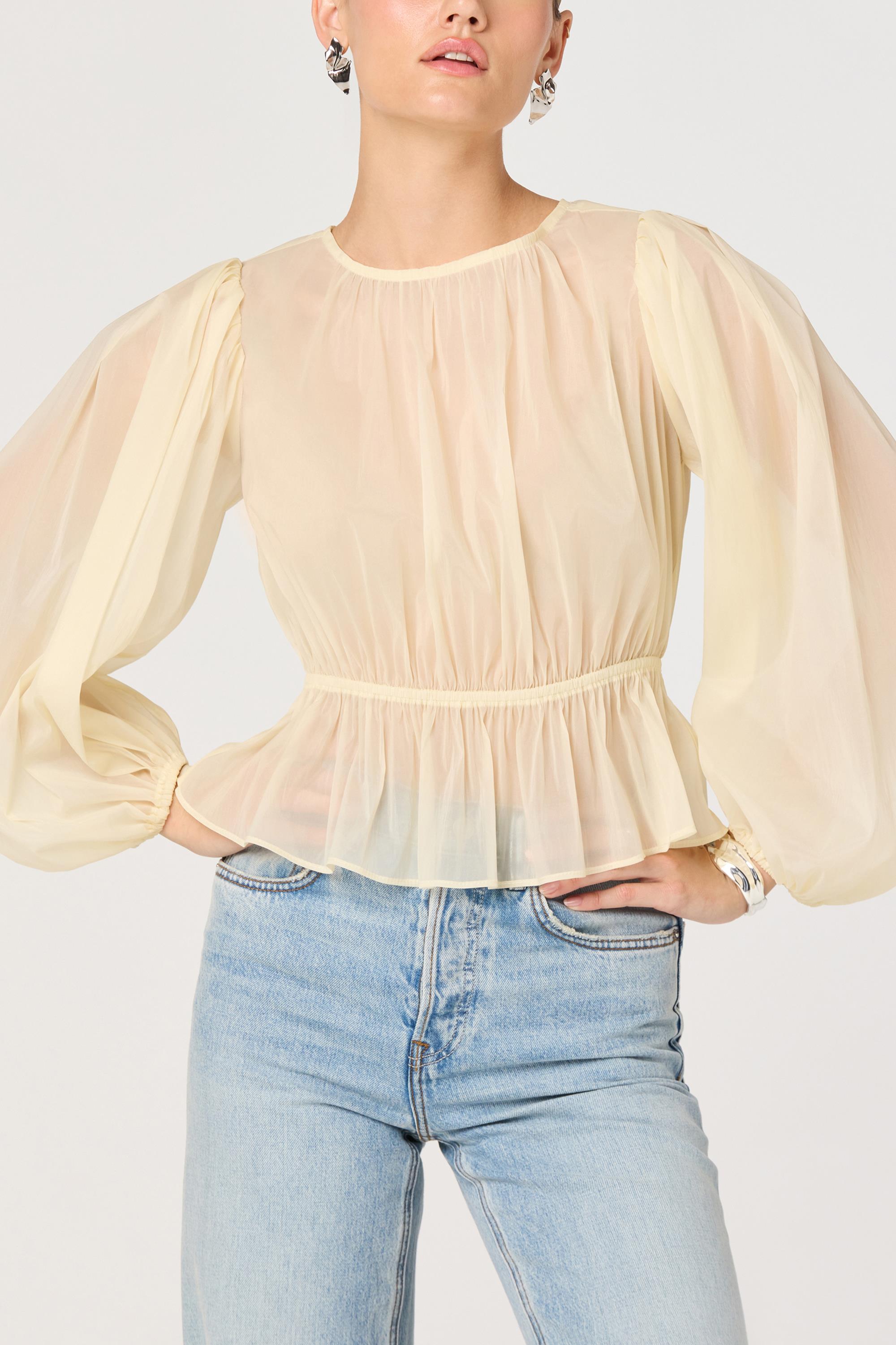 Amie Sheer Tie Back Top