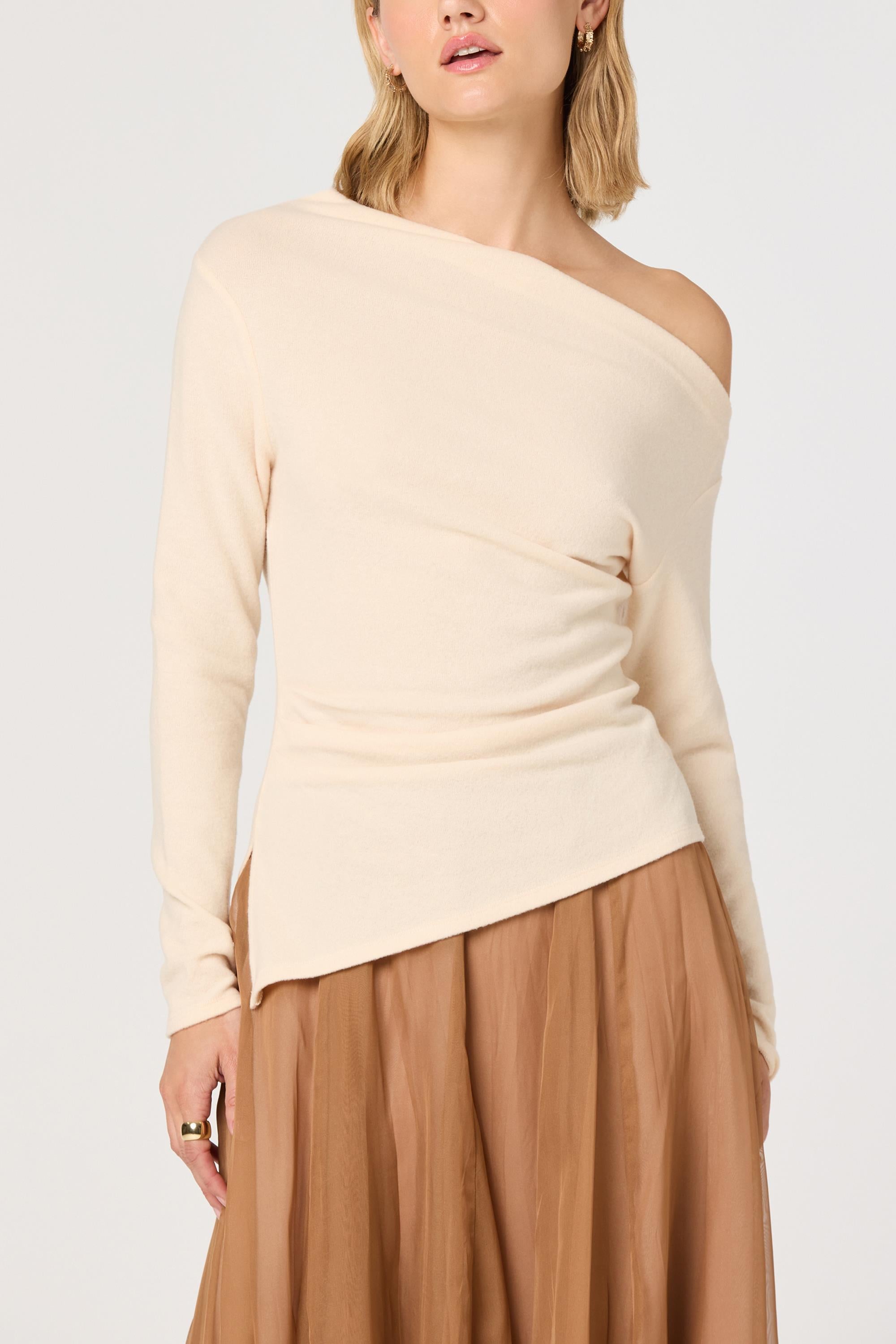 Miah Cold Shoulder Top