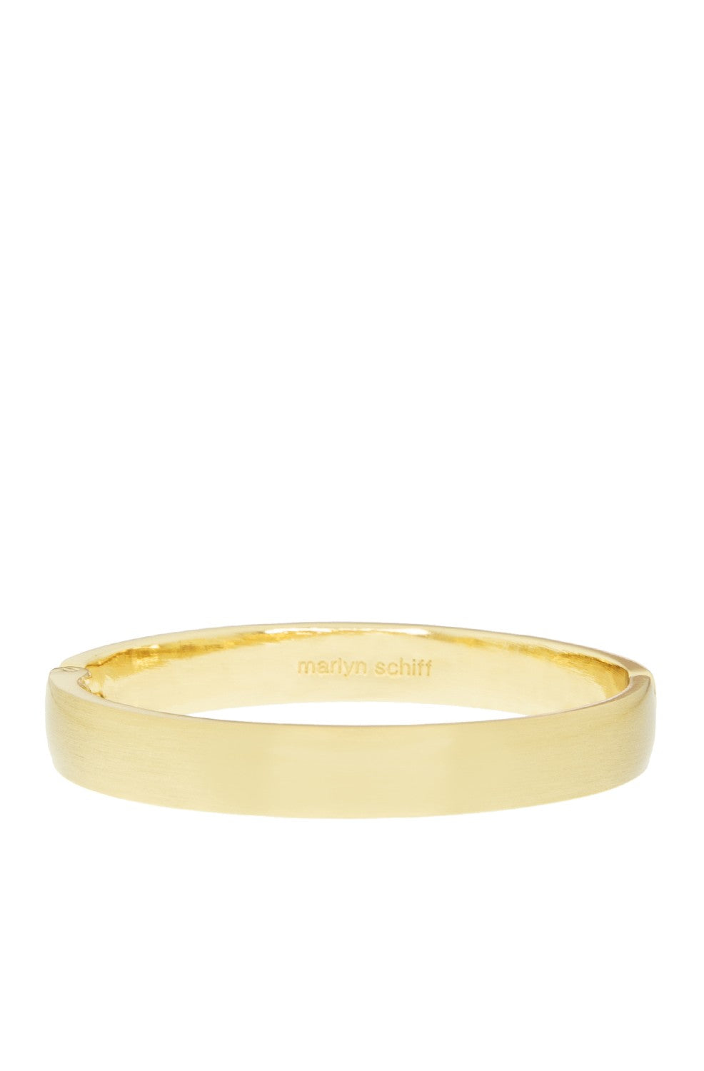 Shiny And Matte Hinge Bangle