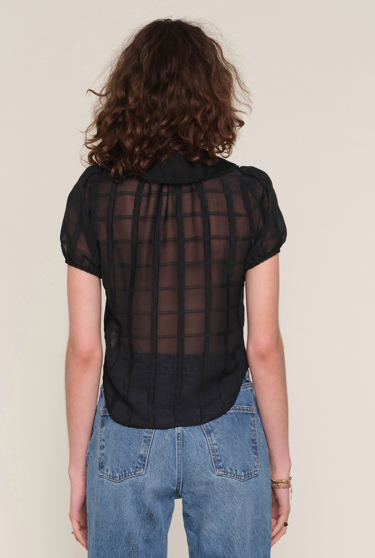 Doutzen Short Sleeve Button Down Top