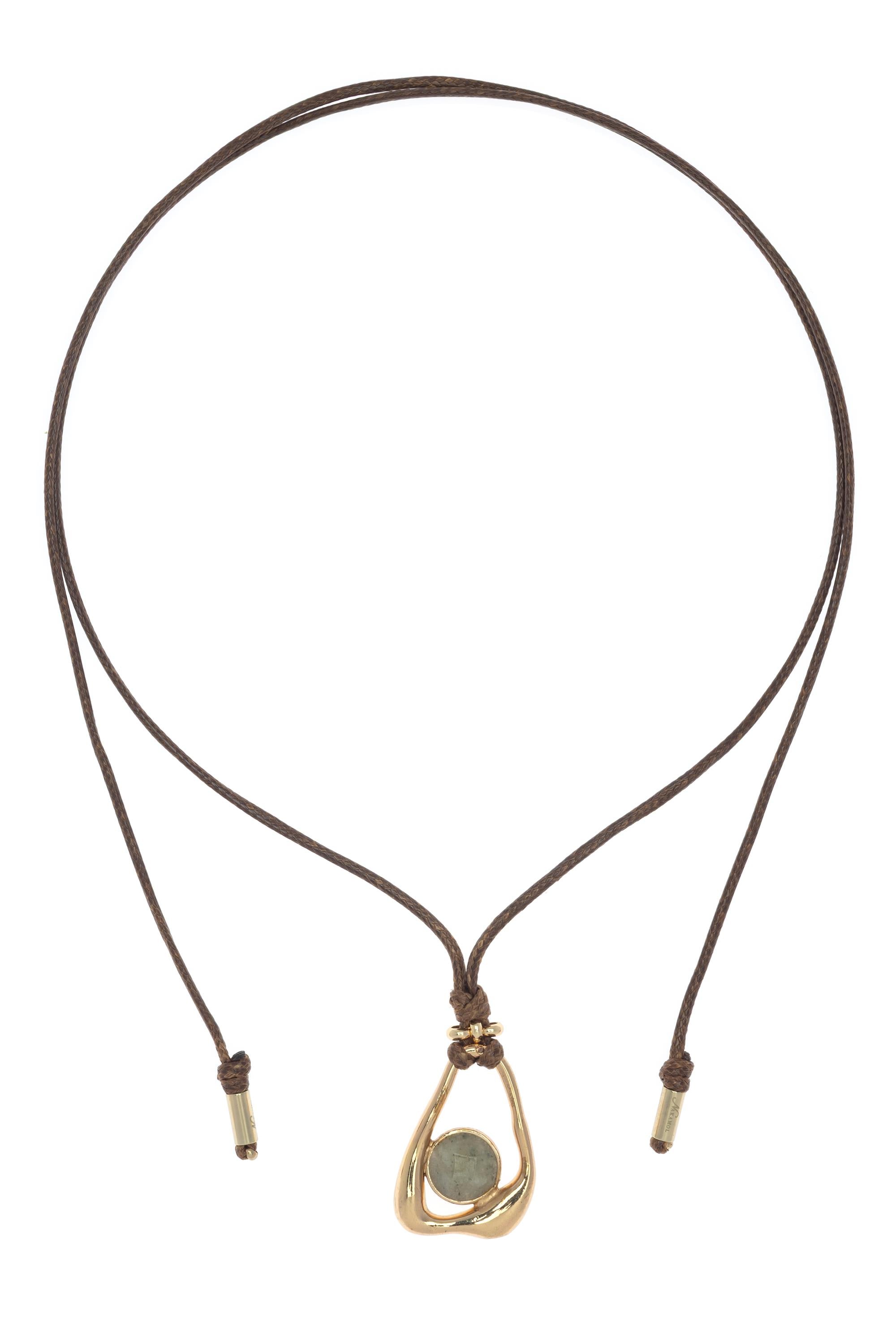 Rope Necklace With Pendant