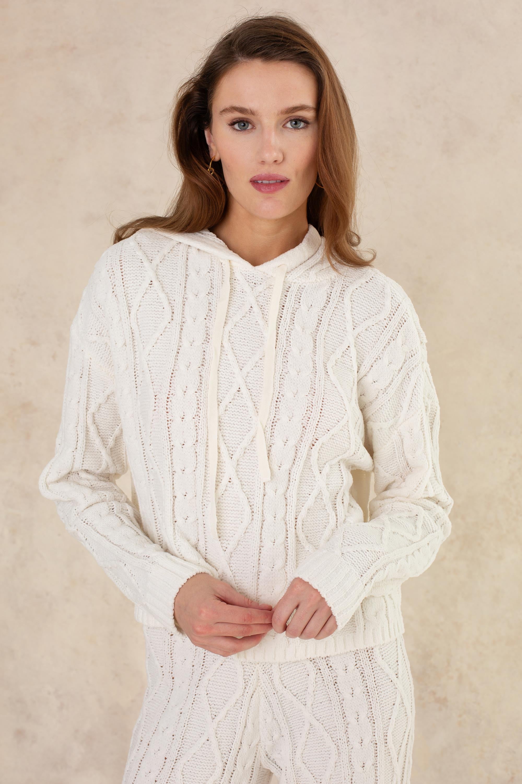 Cable Knit Lounge Top