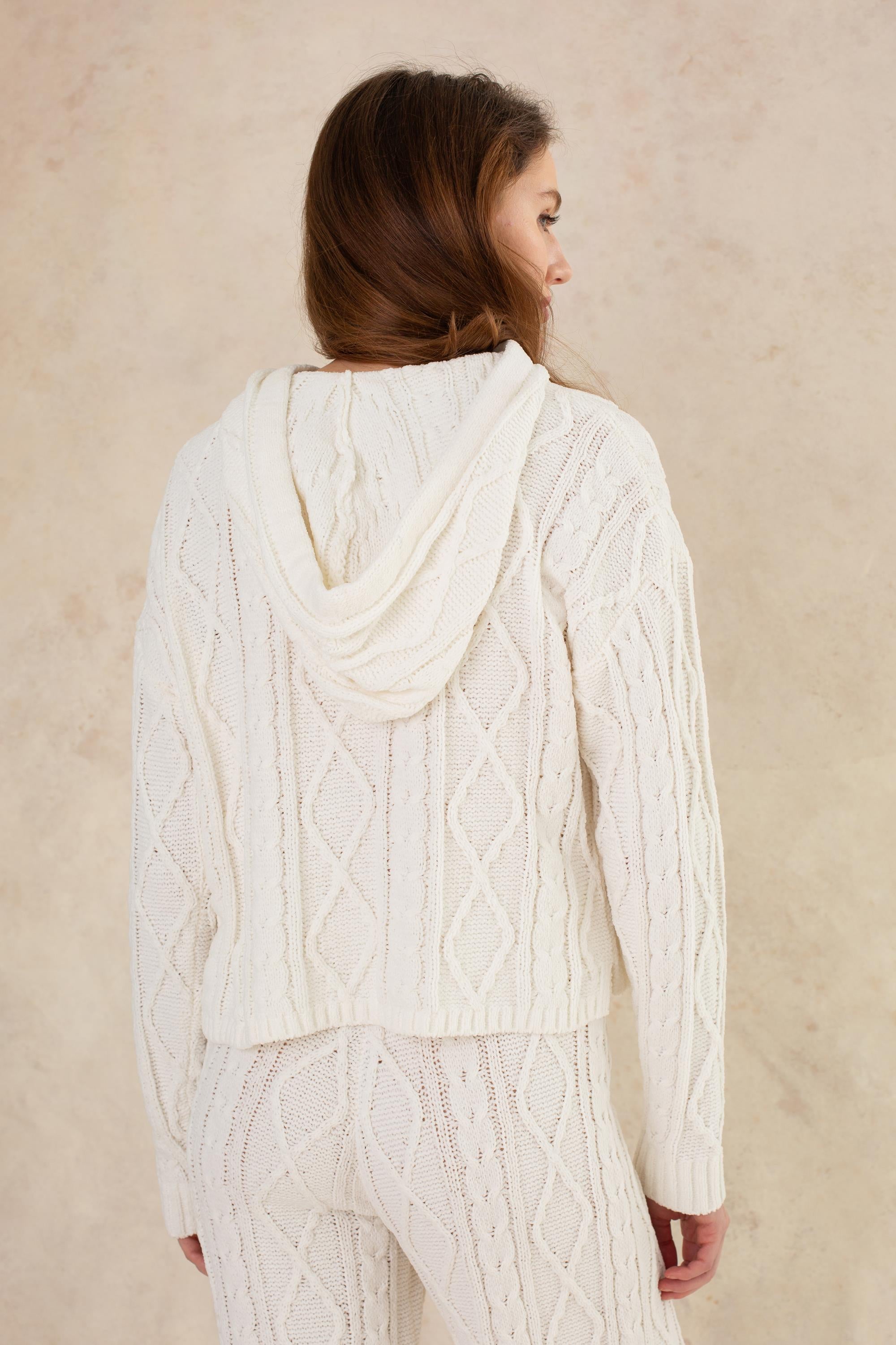Cable Knit Lounge Top