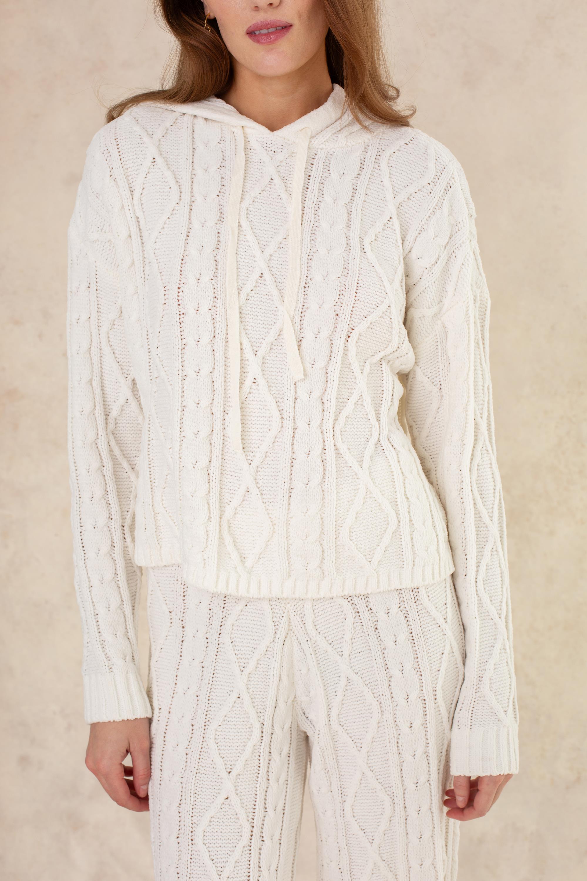 Cable Knit Lounge Top